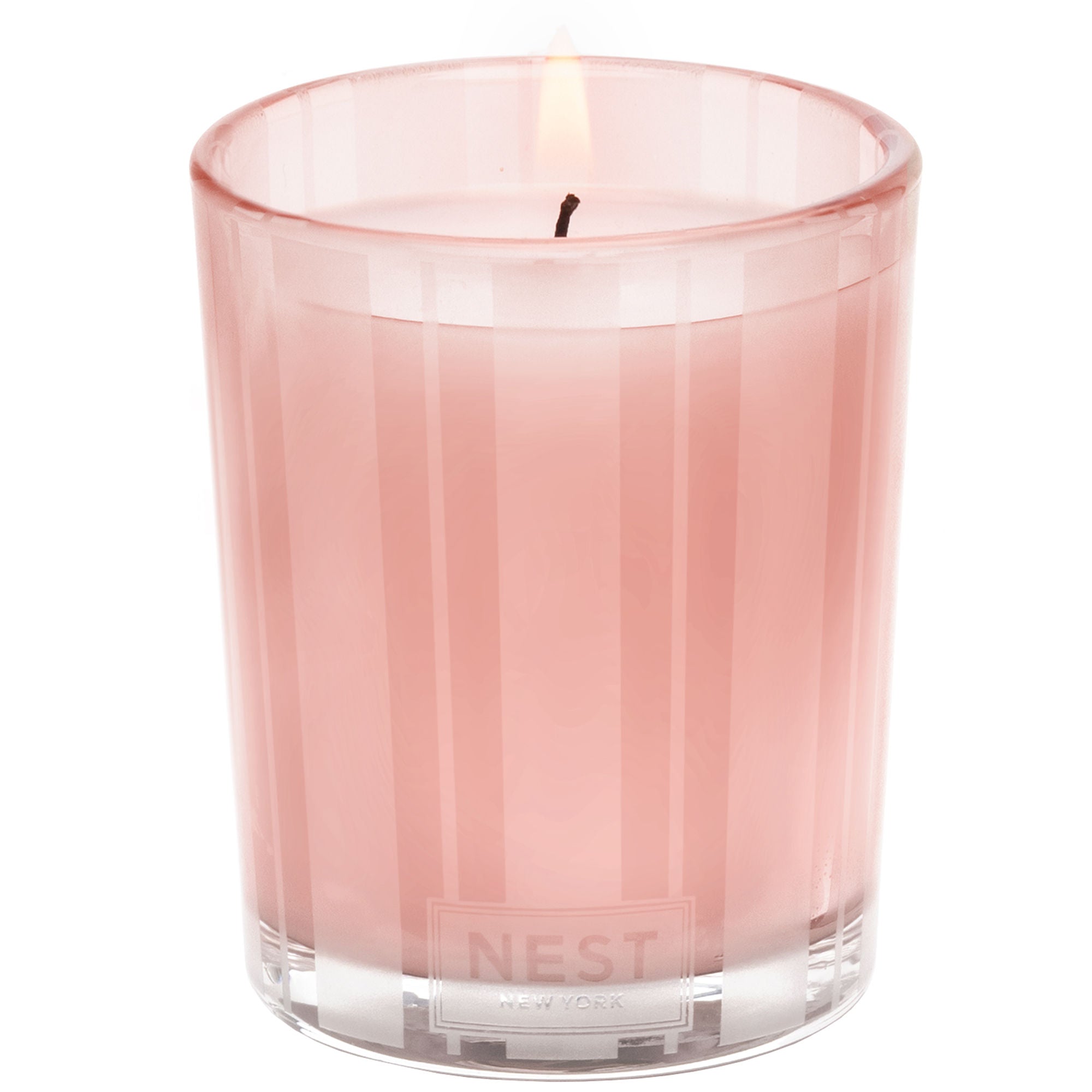 Himalayan Salt & Rosewater Scented Candle - Natural Aromatherapy for Relaxation, Meditation & Home Decor