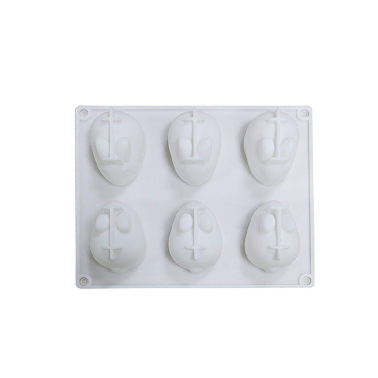 Premium Silicone Rabbit Cake Mold - 6 Cavity Baking Tray for Cupcakes, Chocolates & Desserts | Perfect for Birthday Parties, Easter Treats & Home Baking