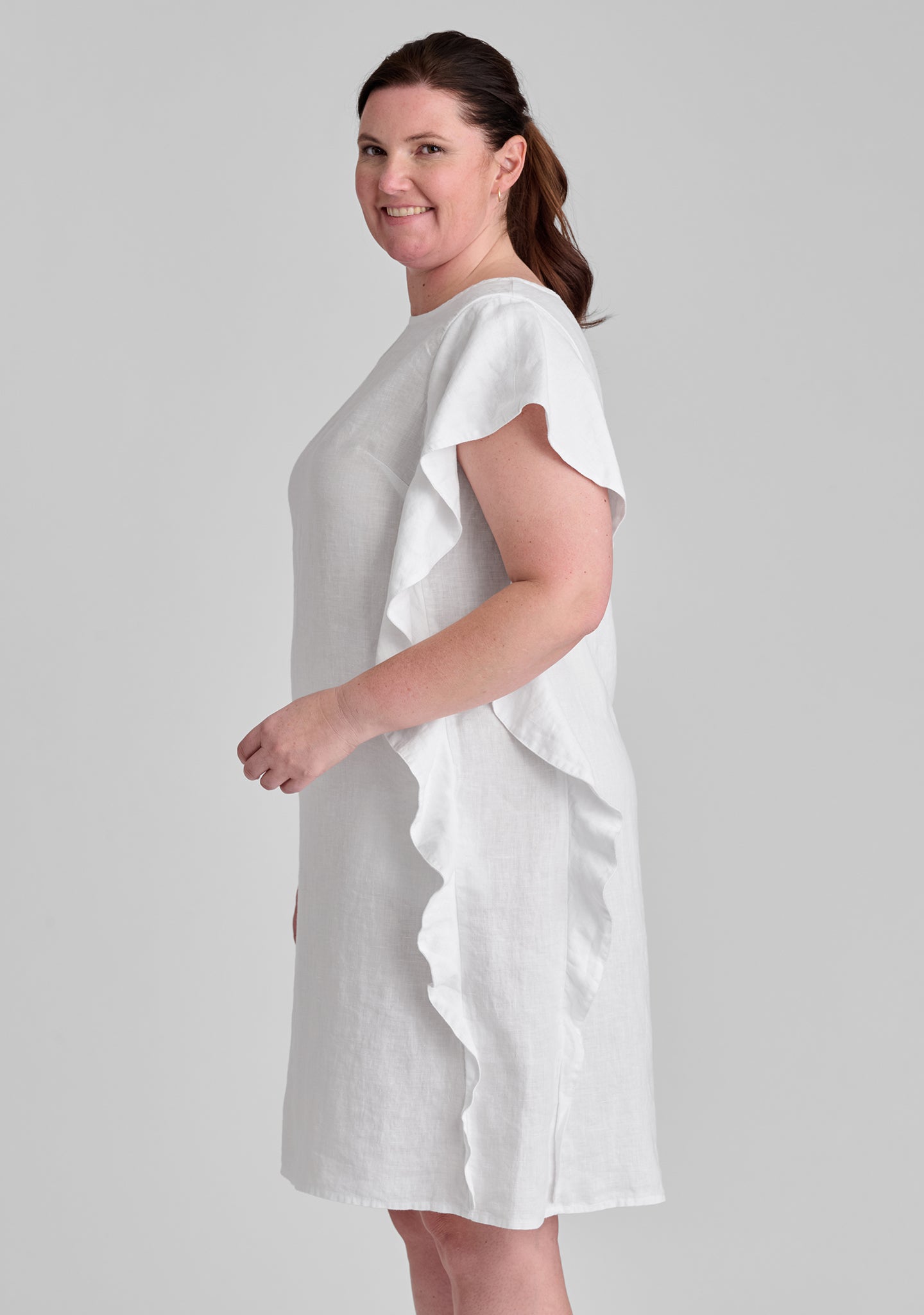 Stylish Linen Shift Dress for Women - Breathable Summer Social Dress - Perfect for Casual Outings, Beach Vacations & Office Wear