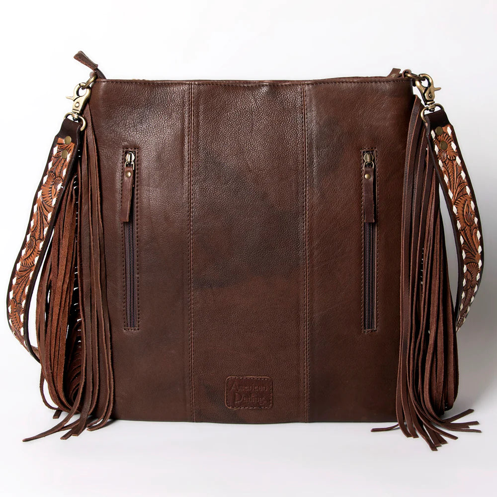 American Darling Conceal Carry Creme & Rust Bag - Premium Leather Concealed Carry Purse for Women | Perfect for Everyday Use, Travel & Outdoor Adventures