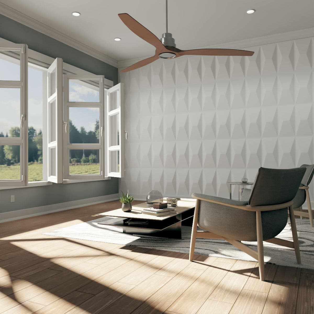 Stylish Mannion Wall Panels for Home & Office Decor | Modern 3D Wall Covering for Living Room, Bedroom & Commercial Spaces