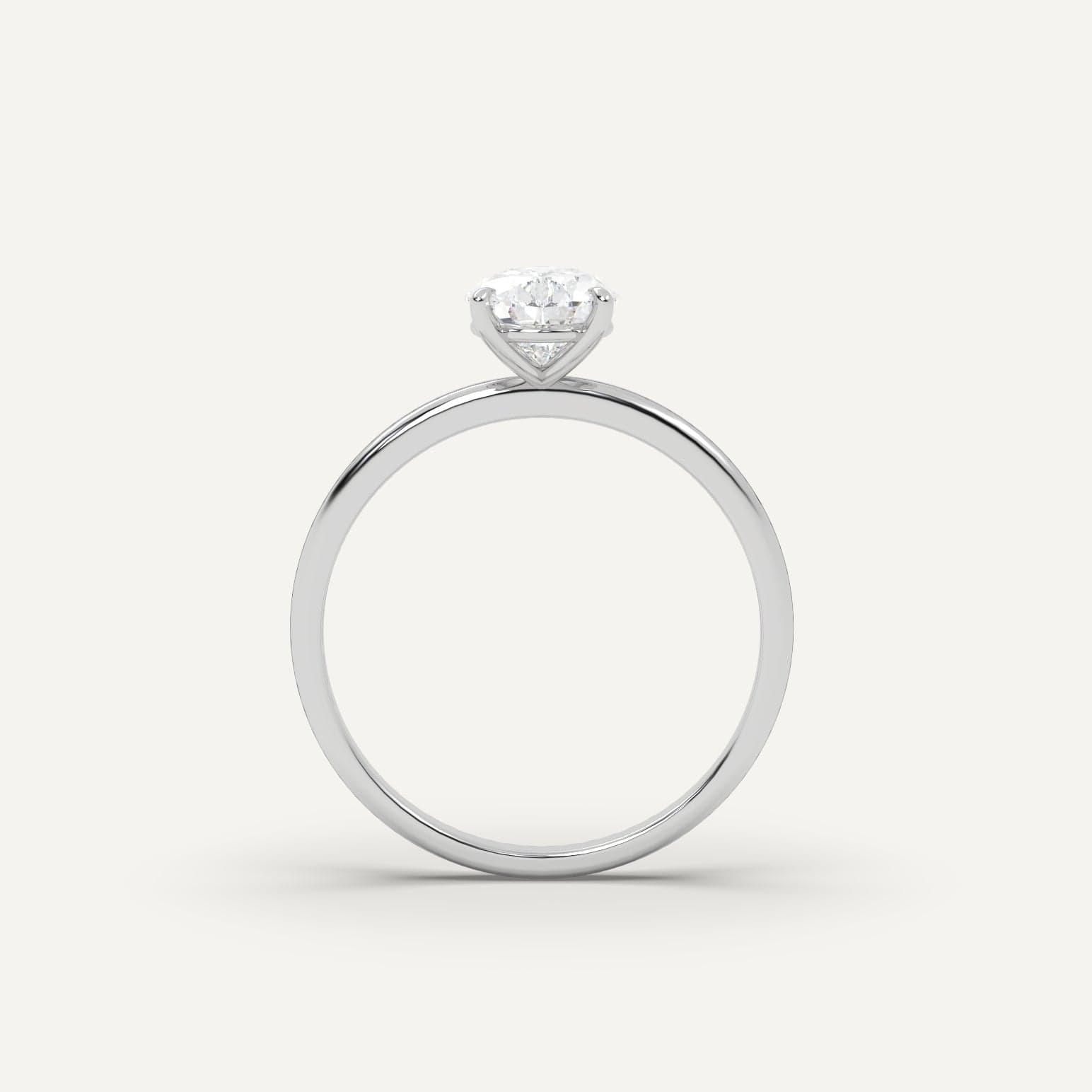 2 Carat Pear Cut Diamond Engagement Ring for Women - Elegant Solitaire Wedding Band, Perfect for Proposals, Anniversaries & Special Occasions