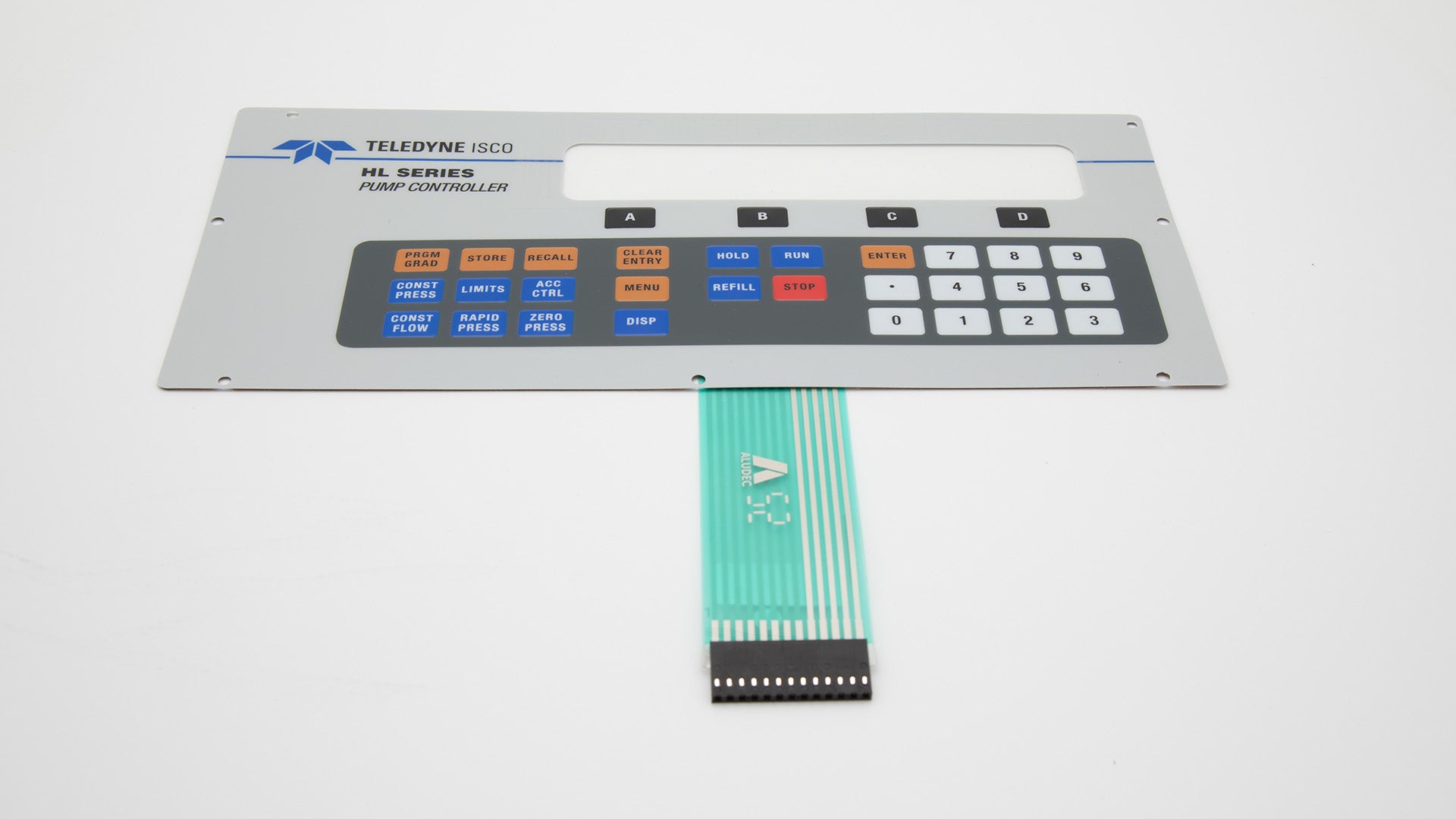 4th Generation HAZLOC Pump Front Panel Controller Label - Durable Replacement Part for Industrial Fluid Transfer Systems