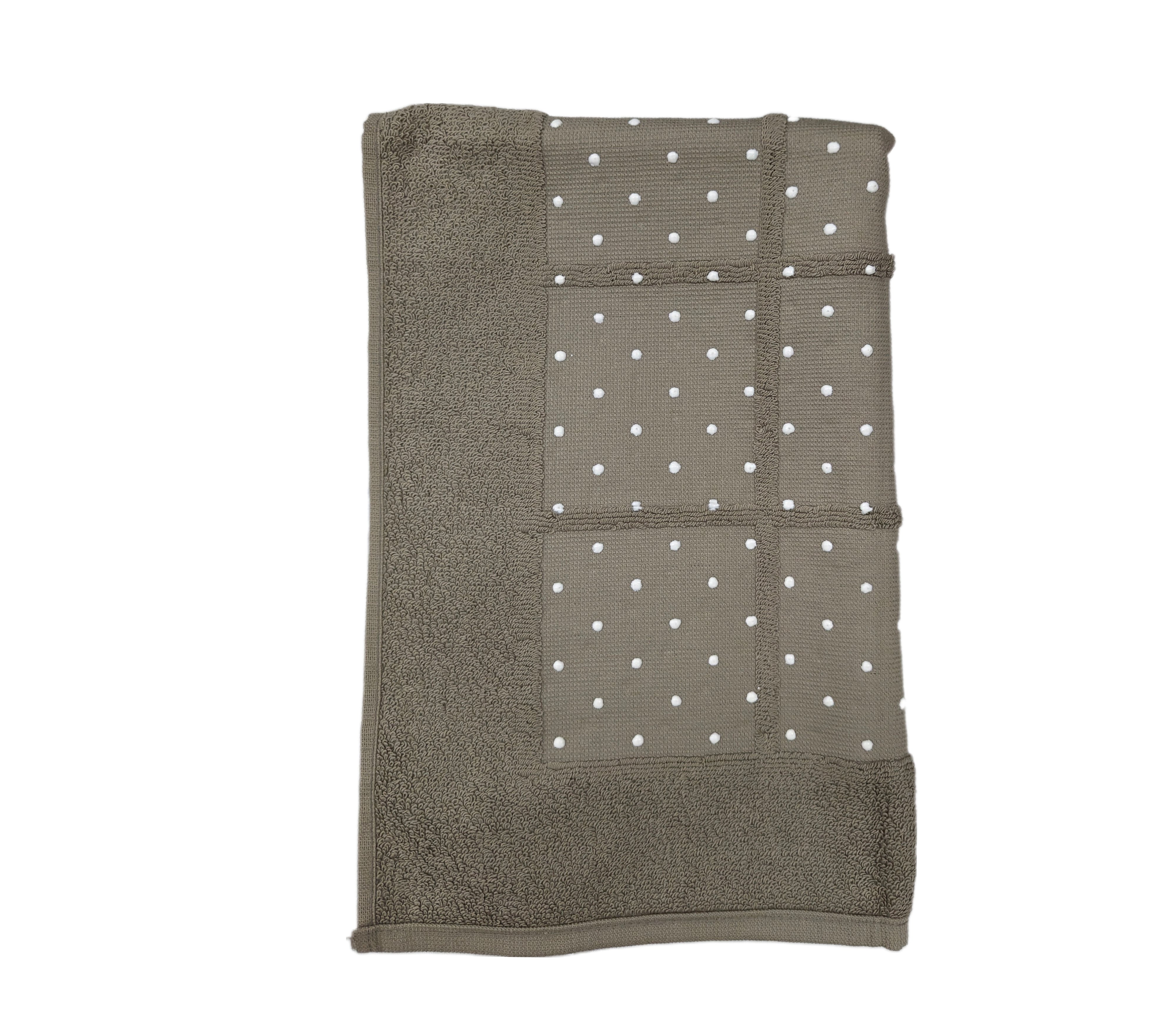 Non-Slip Teka Lucca Fabric Rug with Silicone Circle - Perfect for Living Room, Bedroom, and Office Floor Decor