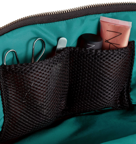 Everyday Makeup Bag for Women - Waterproof Cosmetic Pouch with Travel Organizer - Perfect for Travel, Gym, Work & Daily Essentials Storage