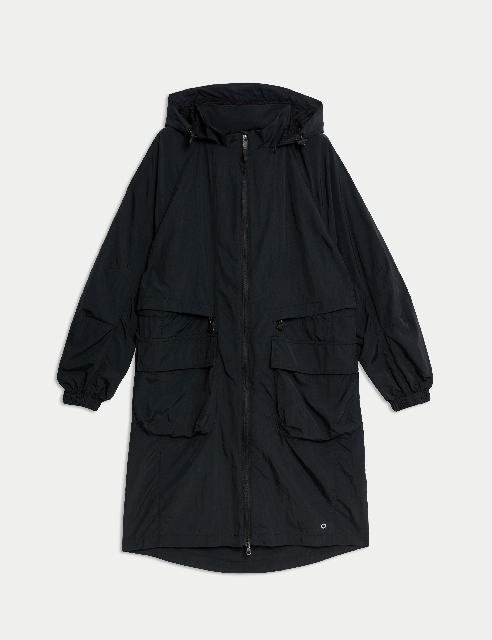 Stormwear Lightweight Packable Hooded Parka Jacket for Men & Women - Waterproof Windbreaker with Hood - Perfect for Hiking, Camping & Outdoor Adventures (Black)