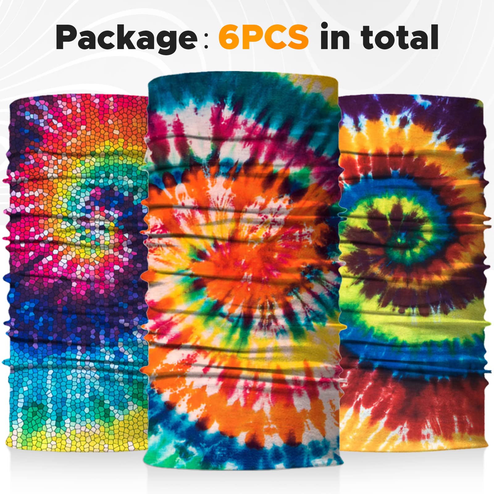 JOEYOUNG Multifunctional Headwear - Bandana, Neck Gaiter, Head Wrap, Headband & Balaclava Magic Scarf for Outdoor Sports, Hiking, Cycling & Winter Protection