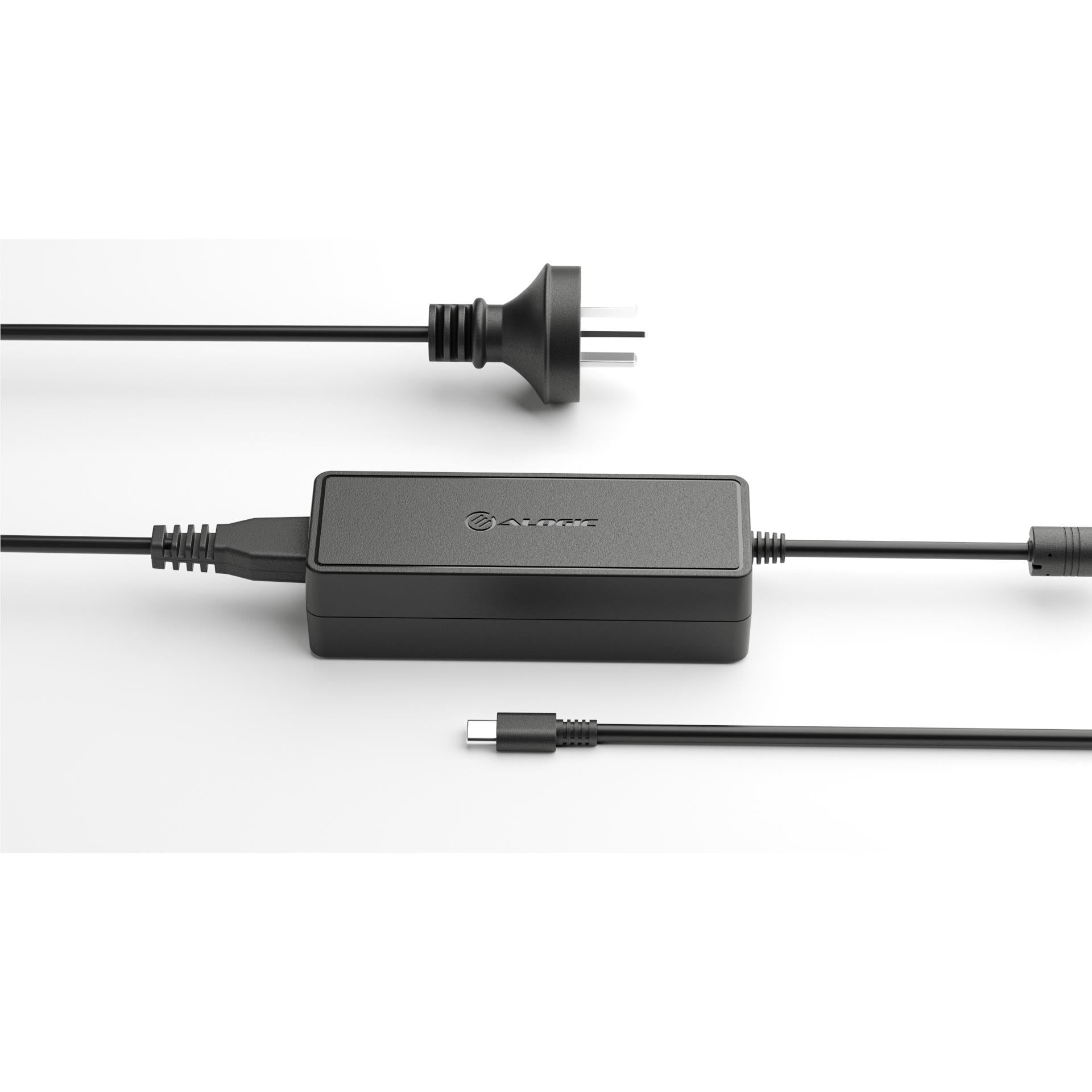 Alogic Rapid Power 100W GaN Fast Charger - USB C Wall Charger with Power Delivery for MacBook Pro, iPhone 15, iPad, Laptop - Perfect for Travel, Office & Home Use
