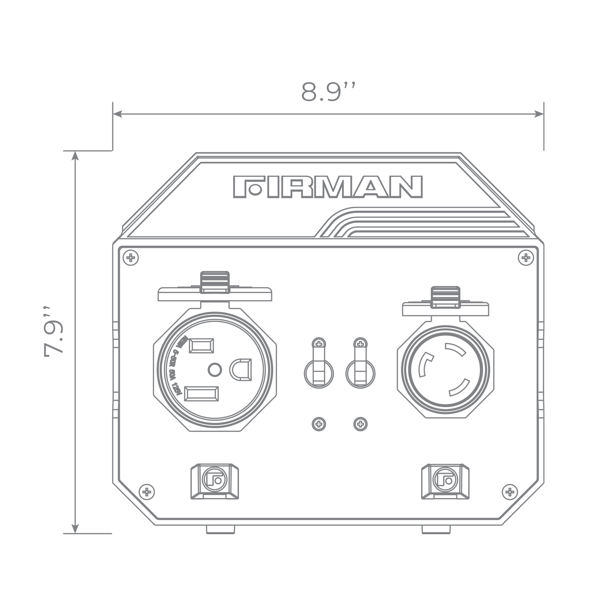 50A Portable Generator Parallel Kit for Dual Power Output - Perfect for Camping, RV Trips & Emergency Backup Power