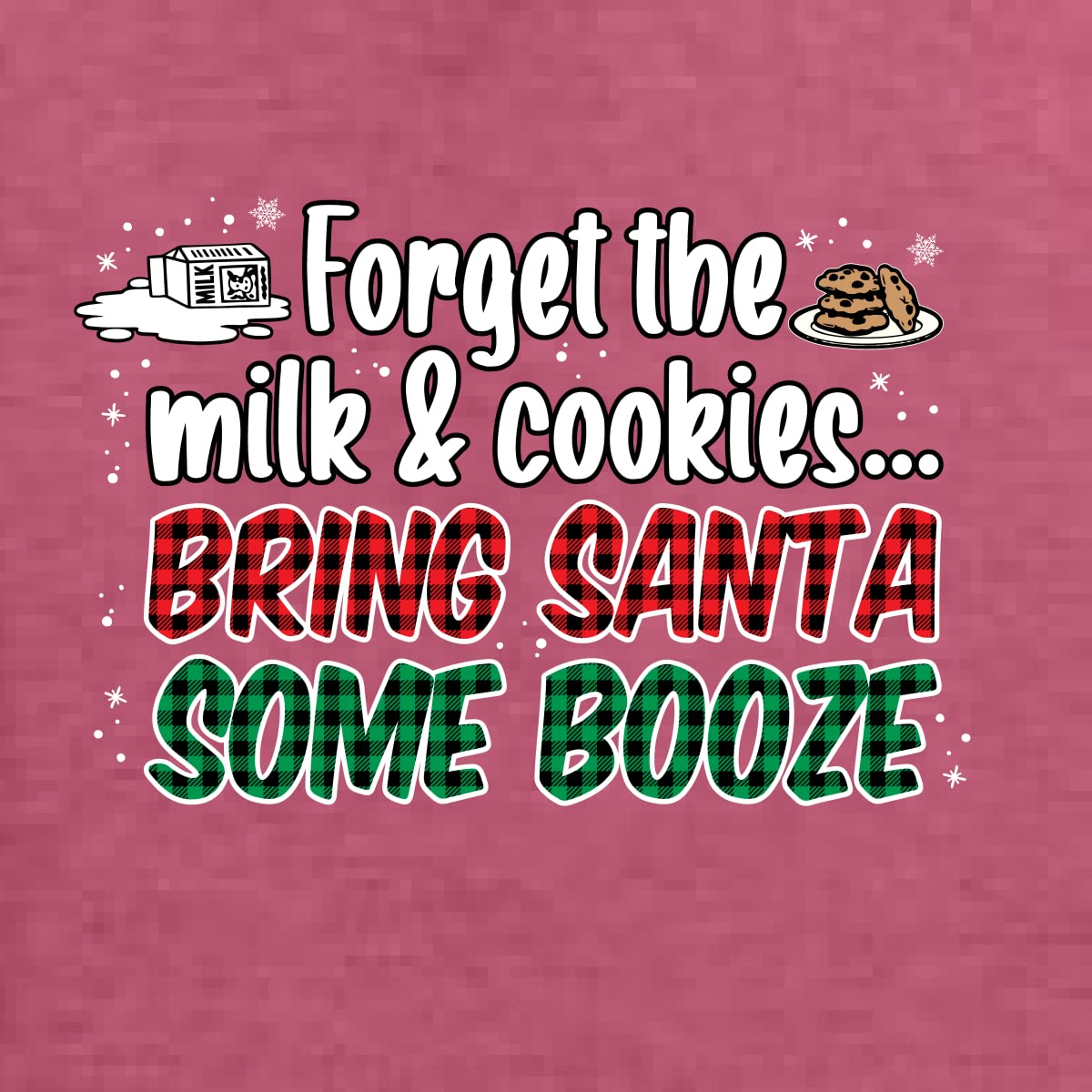 Wild Bobby Santa Booze Graphic Hoodie - Funny Christmas Unisex Sweatshirt for Holiday Parties & Gifts | Cozy Winter Apparel for Men & Women
