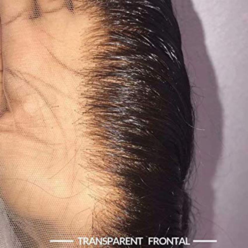 Ombre Deep Wave Bob Wig - HD Transparent Lace Front Human Hair Wig with Pre-Plucked Hairline & Bleached Knots | Brazilian Remy Hair 1B/27 Color | 13x4 Glueless Lace Front | 150% Density 10 Inch | Perfect for Daily Wear, Parties & Cosplay