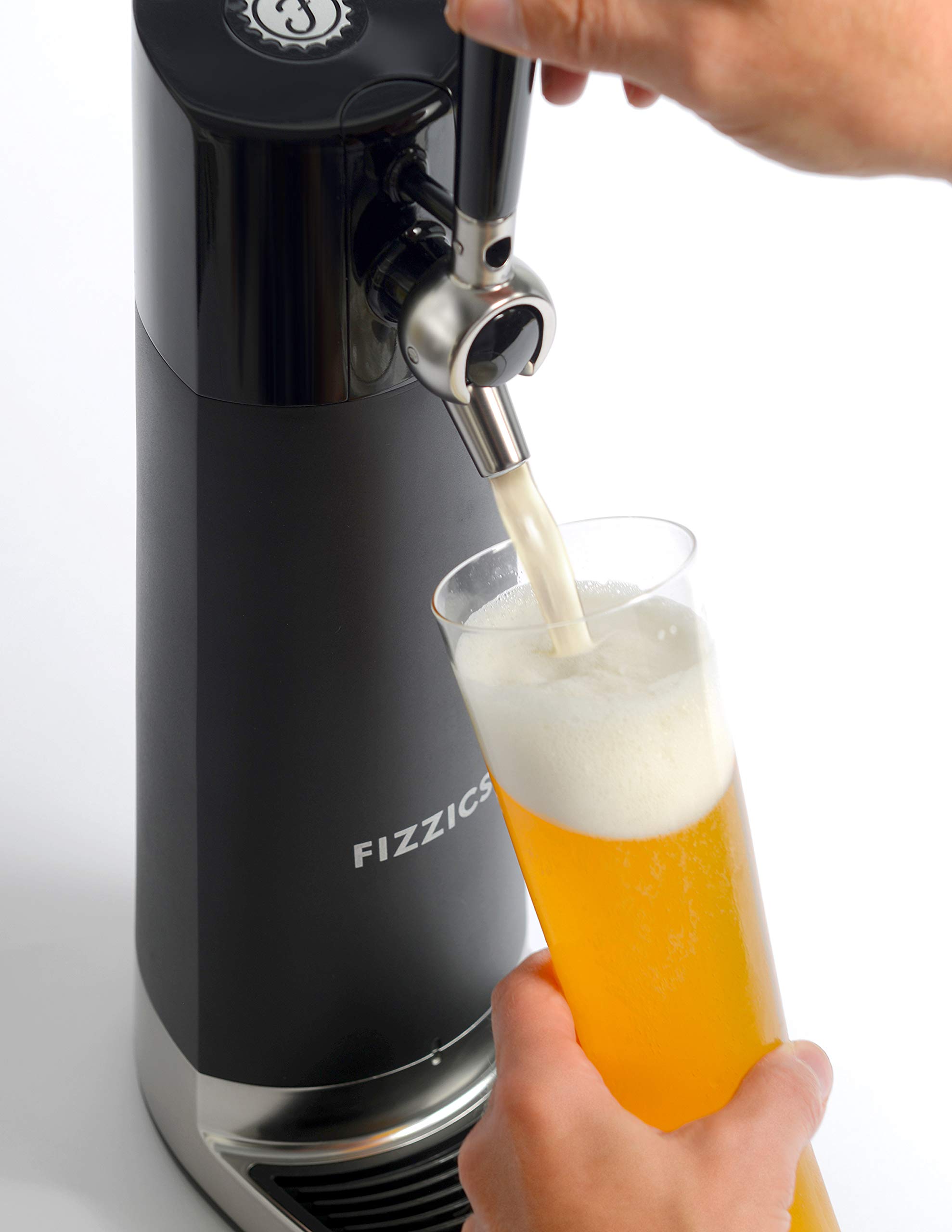 FIZZICS FZ404 Draft Beer Dispenser for Home & Bar - Portable Beer Tap System for Perfect Foam & Fresh Taste - Ideal for Parties, BBQs & Outdoor Events