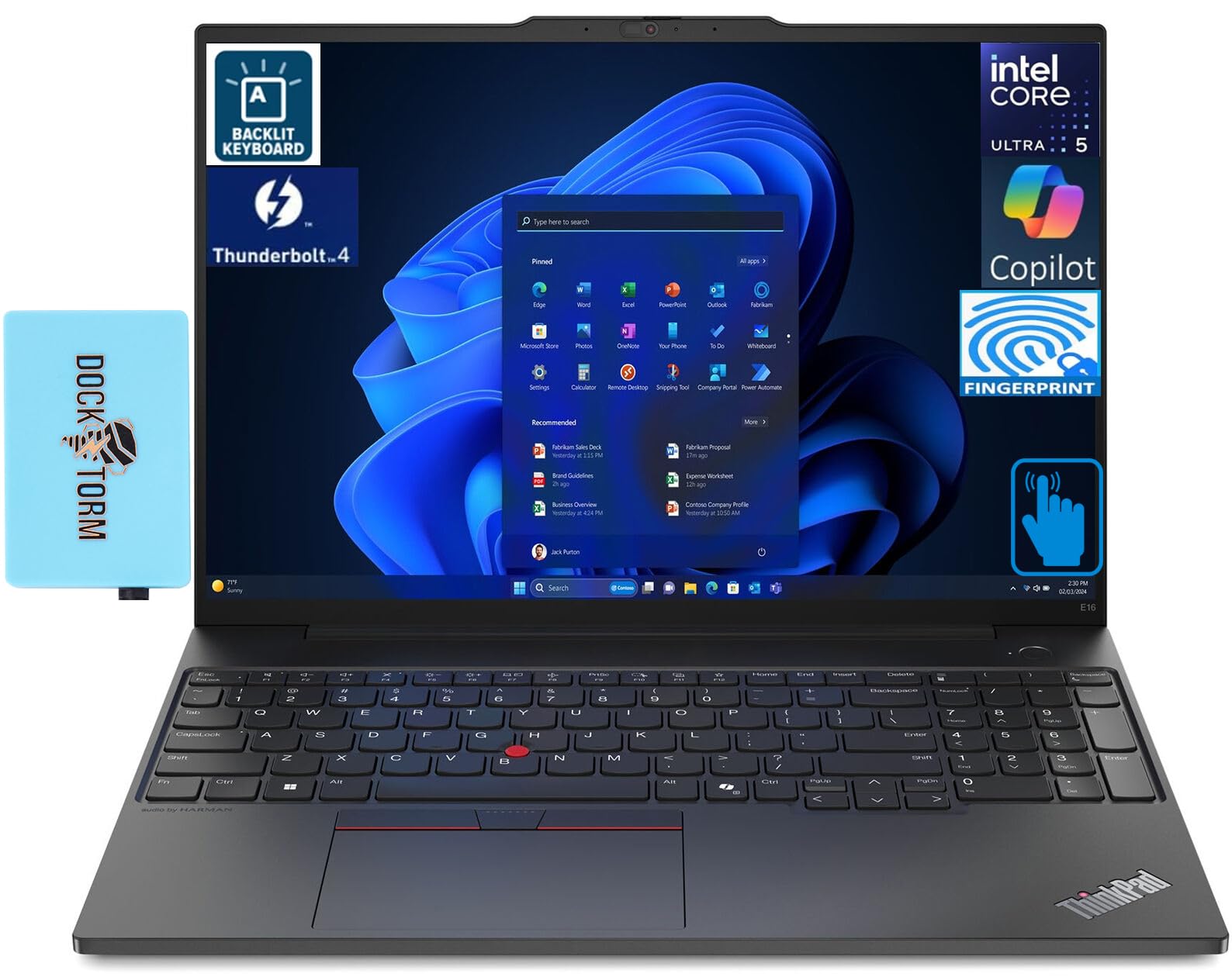 Lenovo ThinkPad E16 Gen 2 AI Laptop - 16