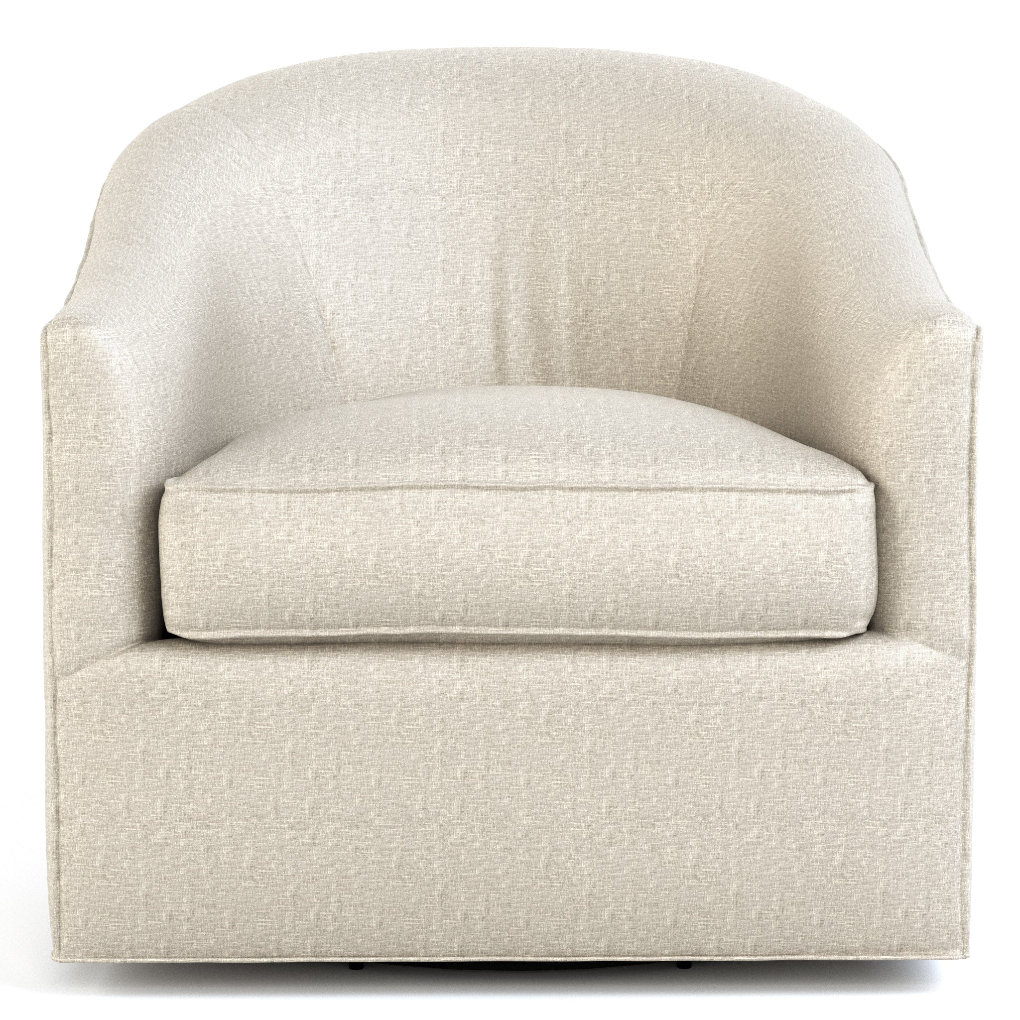 Elegant Pearl Swivel Chair - 360 Degree Rotating Accent Chair for Living Room, Bedroom, or Office - Modern Velvet Upholstered Lounge Chair with Sturdy Metal Base