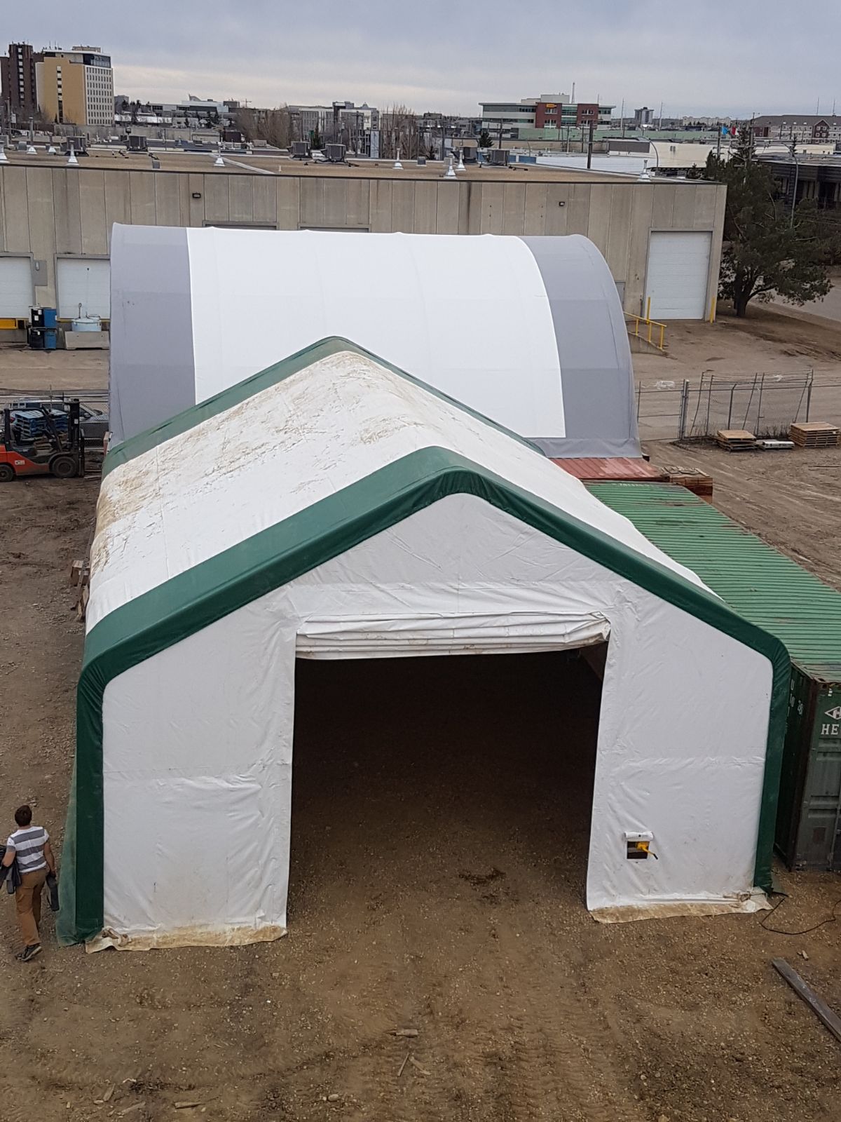 30' Wide Double Truss Storage Building - Heavy Duty Portable Shelter for Farm, Industrial & Commercial Use | Durable Outdoor Storage for Equipment, Vehicles & Supplies