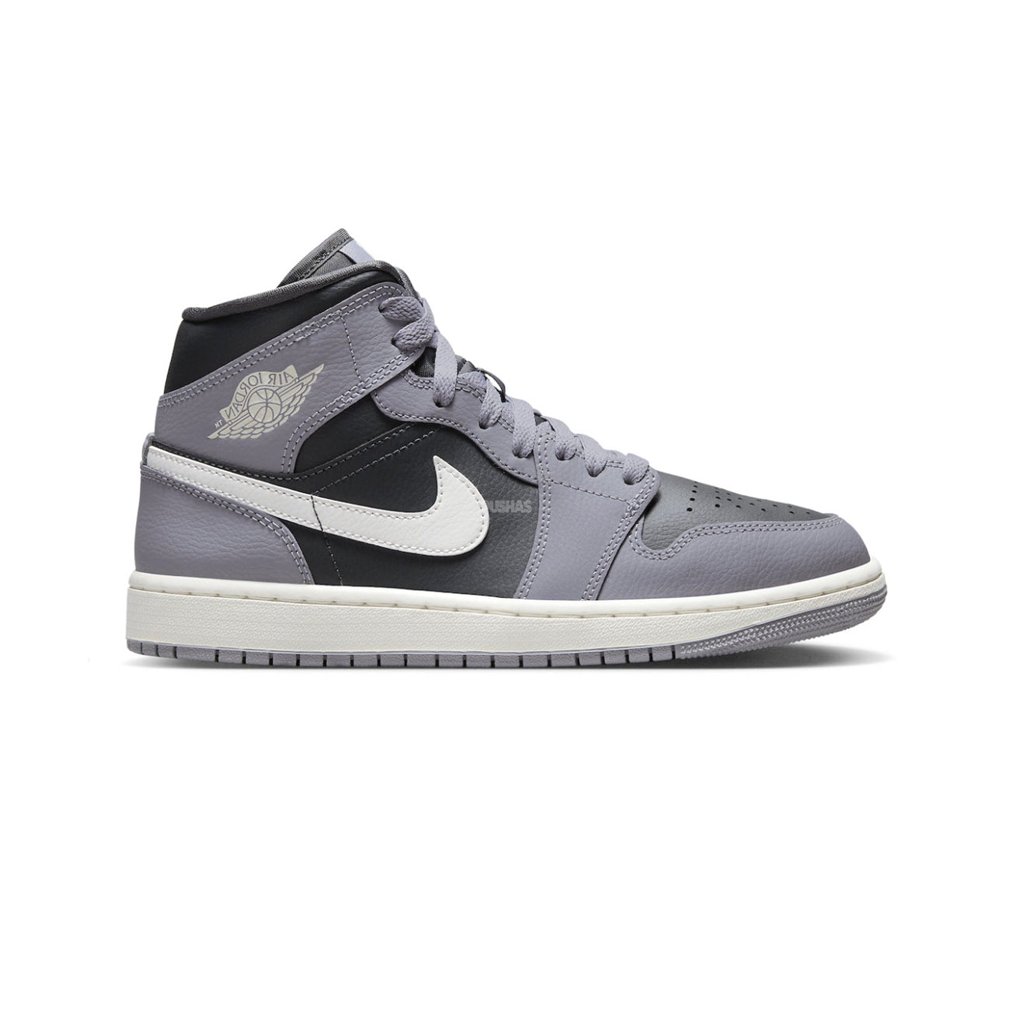 Air Jordan 1 Mid 'Cement Grey' Women's Basketball Shoes 2023 Edition - Stylish Sneakers for Casual Wear, Gym & Street Fashion