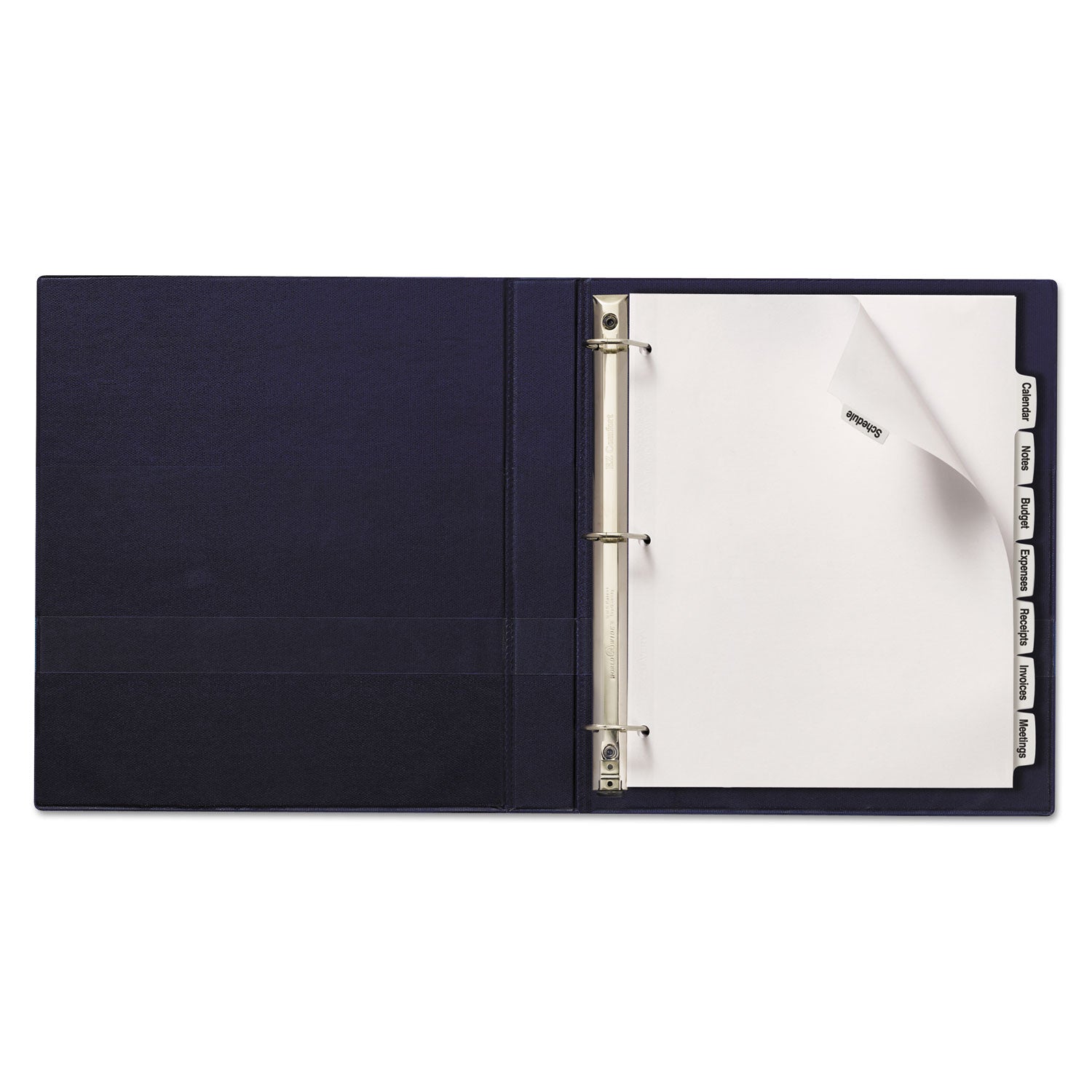 Avery® Big Tab Printable White Label Tab Dividers - 8 Tabs, 11 x 8.5 Inches, White, 20 Sets - Perfect for Office Organization, School Binders & Filing Systems