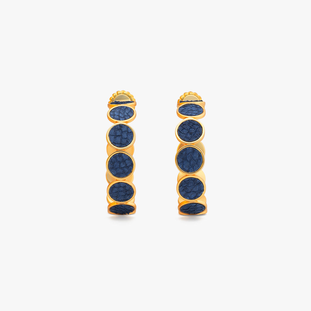 Chandalar Hoop Earrings for Women - 14K Gold Plated Dangle Hoop Earrings - Trendy Statement Jewelry for Party, Wedding & Everyday Wear