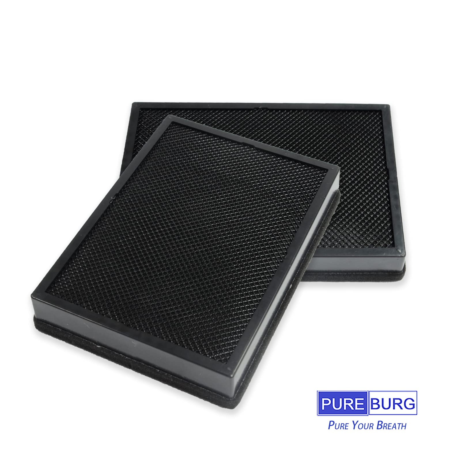 PUREBURG LV-H126-RF Replacement HEPA Air Filters (2-Pack) - Compatible with LEVOIT LV-H126 Air Purifier - H13 True HEPA & 8 Activated Carbon Pre-Filters - Removes Dust, Pollen, Pet Dander & VOCs - Ideal for Home, Office & Allergy Relief