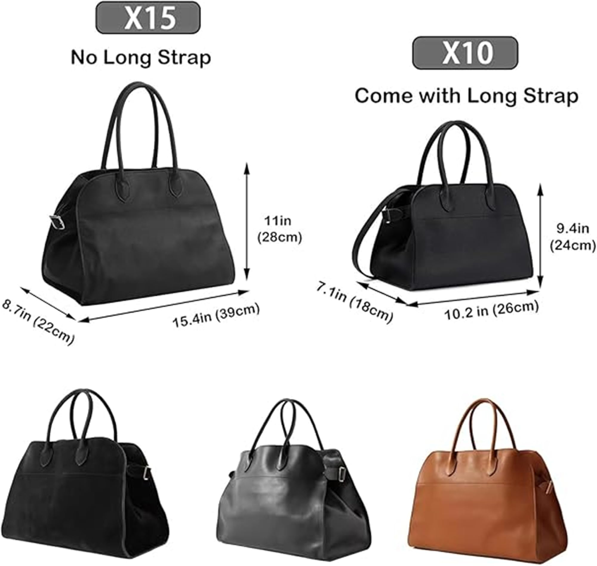 Genuine Leather Tote Bag for Women - Stylish Shopper Handbag, Travel Shoulder Bag, Spacious Work & Weekend Purse | Perfect for Office, Shopping, Beach & Daily Use