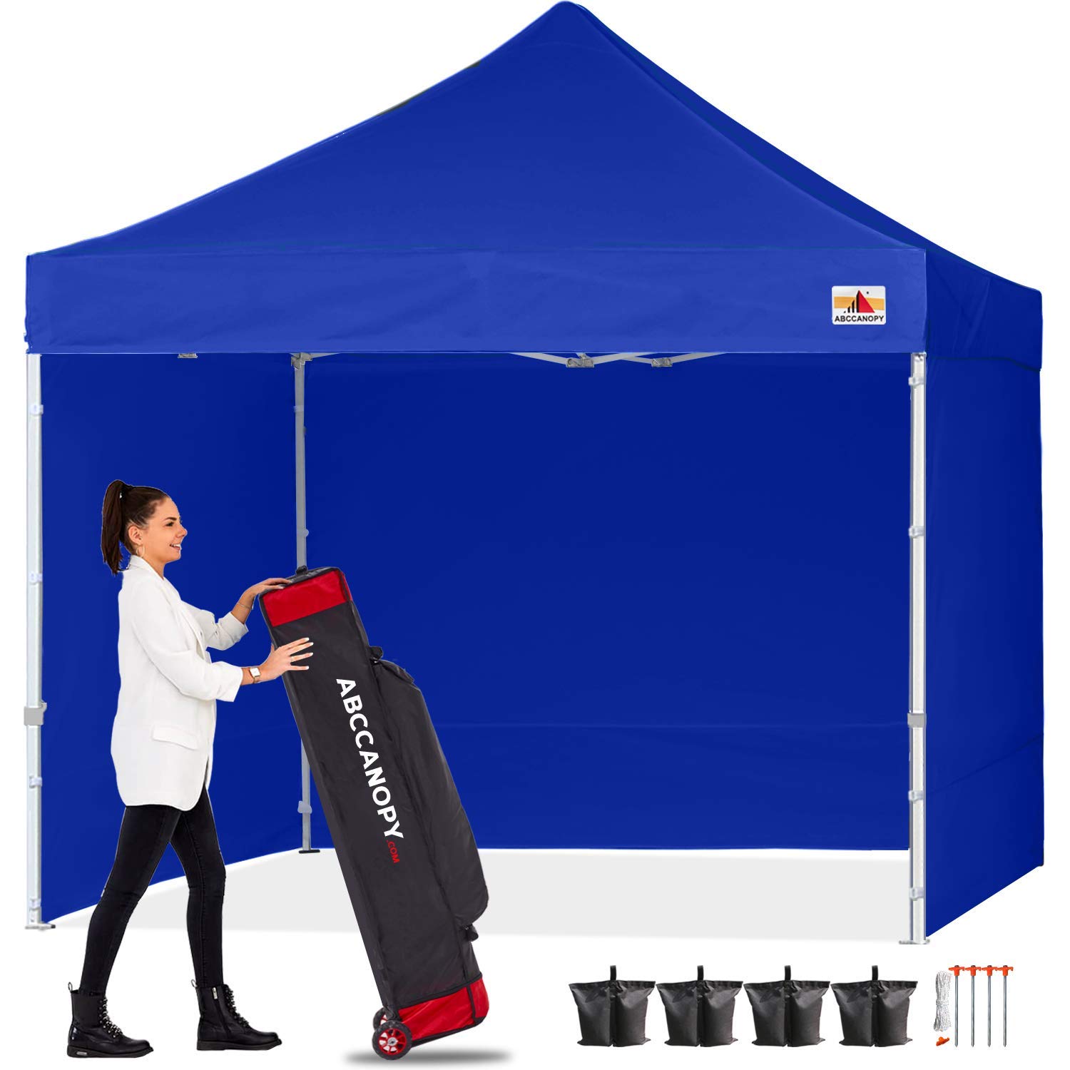 Heavy Duty Sand Bags & Commercial Canopy Tent - Waterproof, Windproof Outdoor Event Shelter - Perfect for Parties, Construction Sites & Emergency Flood Protection