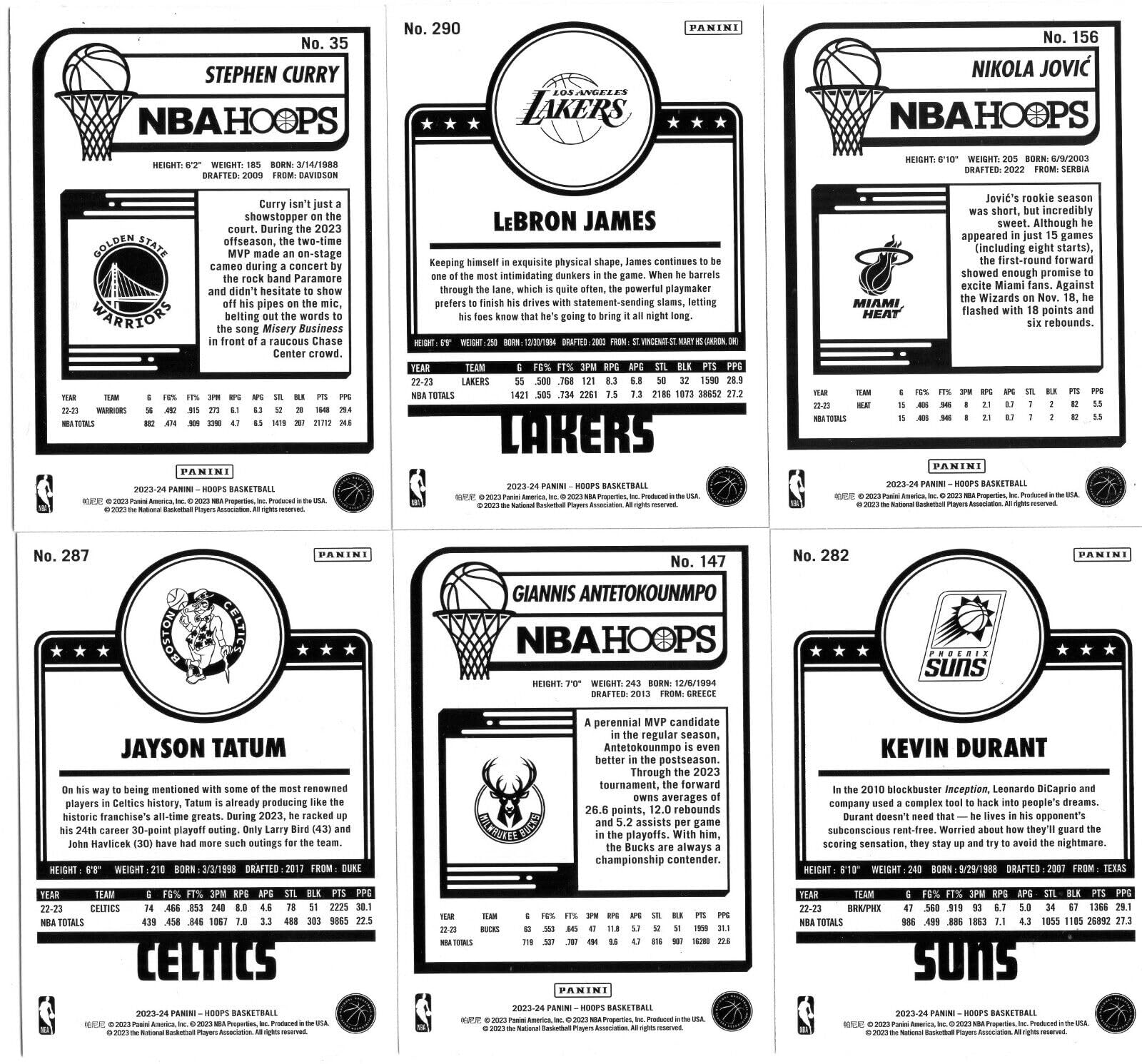 2023-2024 Hoops Basketball Series Complete 300-Card Mint Set - Stars & Rookie Cards (Victor Wembanyama, Ausar Thompson, Amen Thompson, Scoot Henderson) - Perfect for Collectors, Investors & Basketball Fans - Great for Display, Trading & Gifting