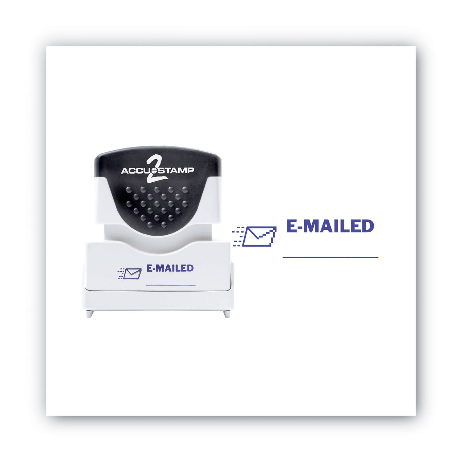ACCUSTAMP2® Pre-Inked Self-Inking Stamp - Custom Email Address Stamp, Blue Ink, 1.63