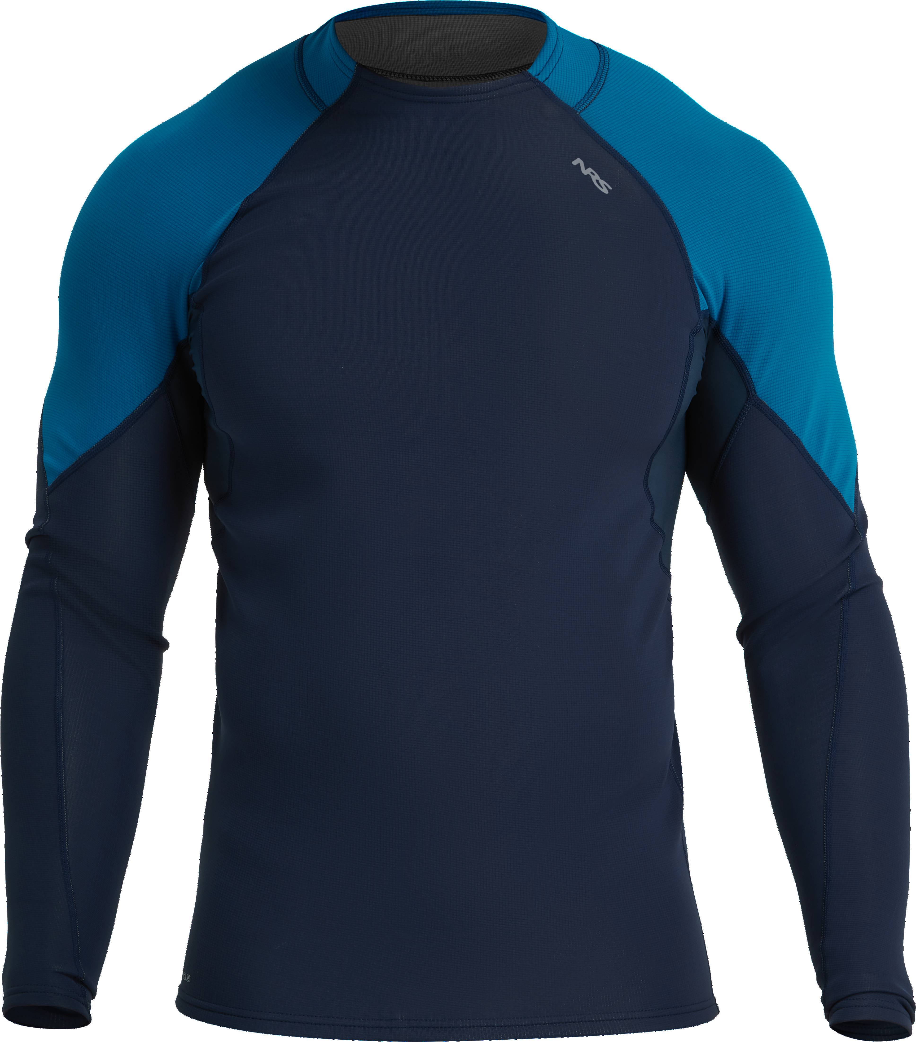 NRS HydroSkin 0.5 Men's Long Sleeve Shirt - Quick-Dry Performance Shirt for Kayaking, Paddleboarding & Water Sports | UPF 50+ Sun Protection