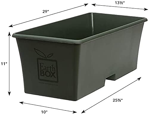 Earthbox Garden Kit - Green (Pack of 2, Standard Size) | Self-Watering Planter Box for Vegetables, Herbs & Flowers | Perfect for Patio, Balcony & Indoor Gardening