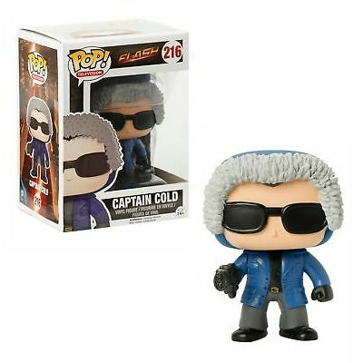 Funko Pop! DC The Flash: Captain Cold #216 - Collectible Vinyl Figure for Superhero Fans | Perfect for Display, Gifts & Comic Book Collections