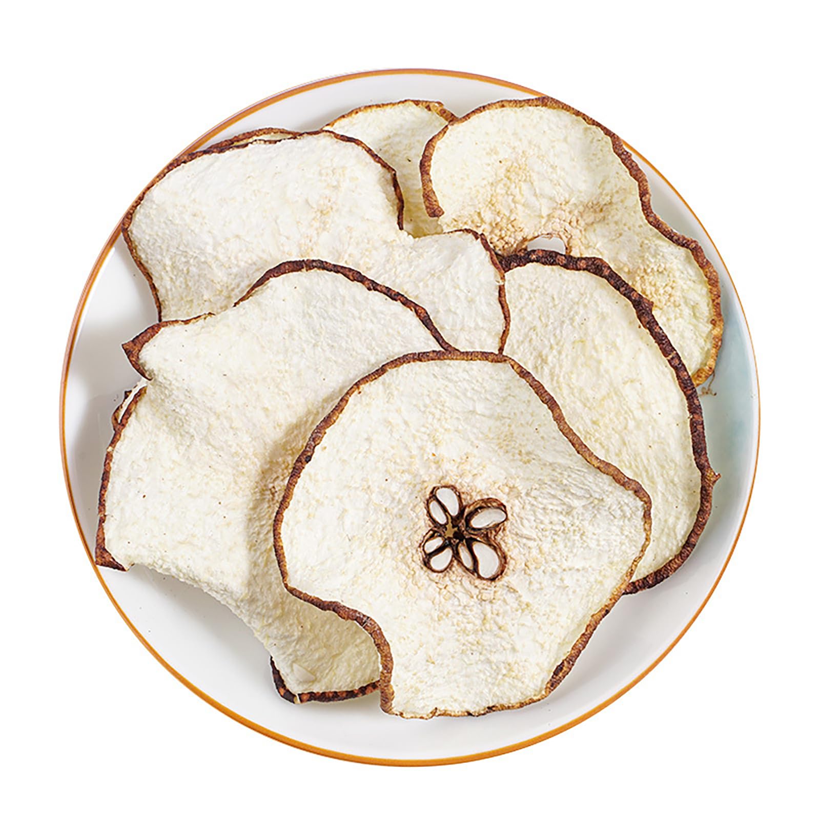 Organic Dried Snow Pear Slices 3.52oz (230g) - Natural Sweet Fruit Tea Ingredient for Herbal Tea, Detox Drinks & Healthy Snacking
