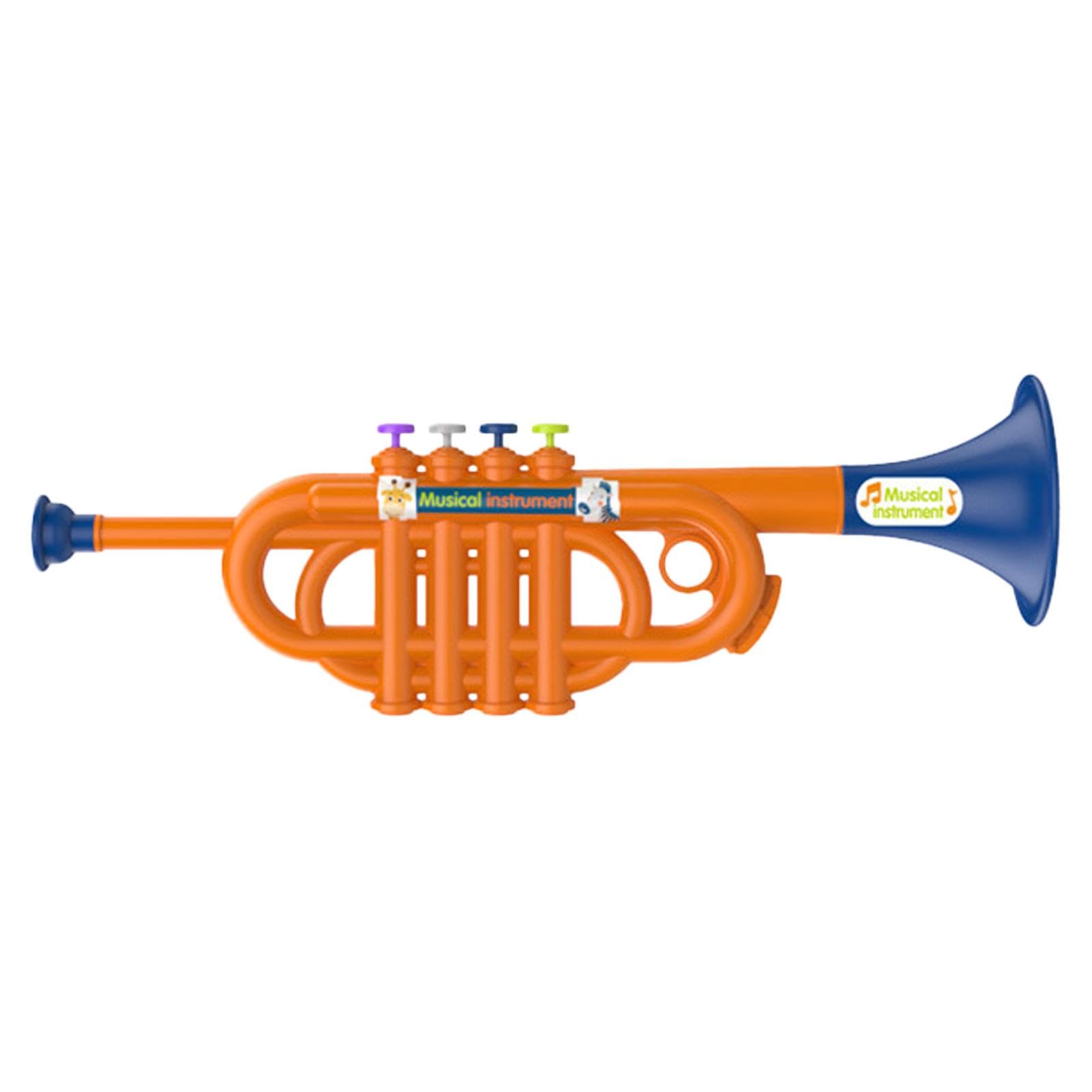 Best Kids Trumpet Toy - Educational Musical Instrument for Children | Fun Learning & Pretend Play, Birthday Gift, Classroom Activity, Band Practice