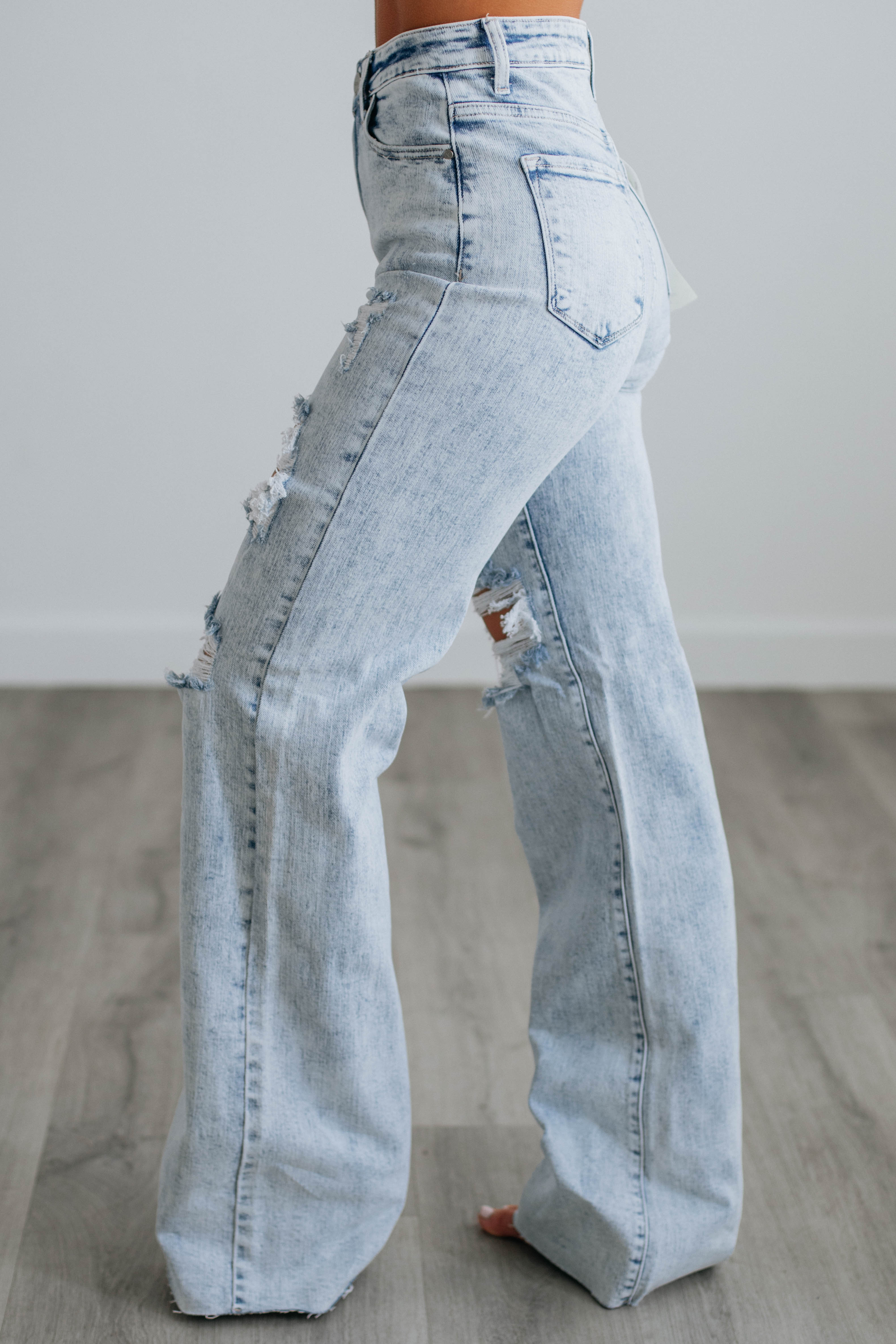Georgia Risen Jeans - Light Wash Denim for Women | Comfortable High-Rise Skinny Jeans | Perfect for Casual Wear & Everyday Outfits