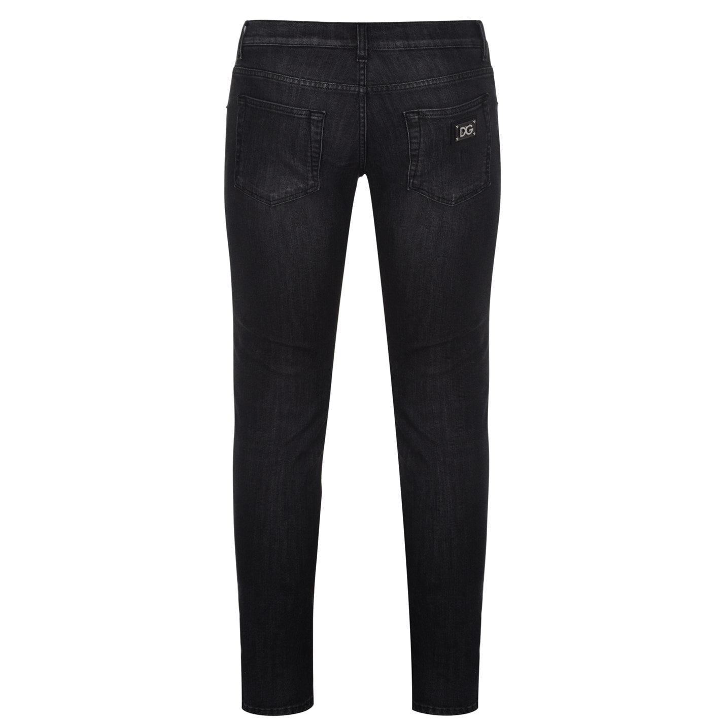 Dolce & Gabbana Women's Dark Wash Skinny Jeans - High Waist Stretch Denim Pants for Casual Wear & Night Out