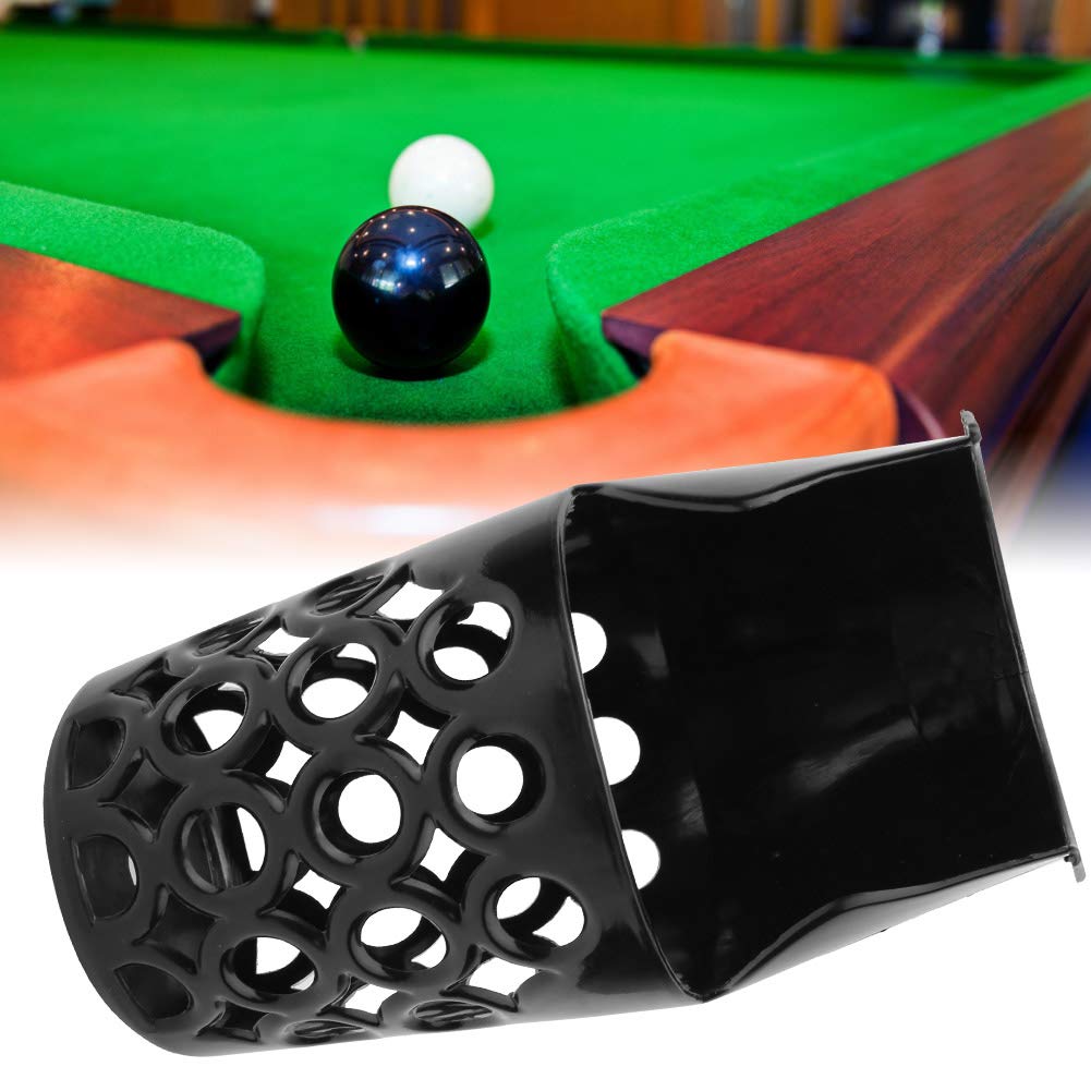 6PCS Plastic Snooker Baskets - Durable Pool Table Pockets for Billiards & Snooker (24cm) - Convenient Storage Solution for Game Rooms, Bars, and Home Entertainment Spaces