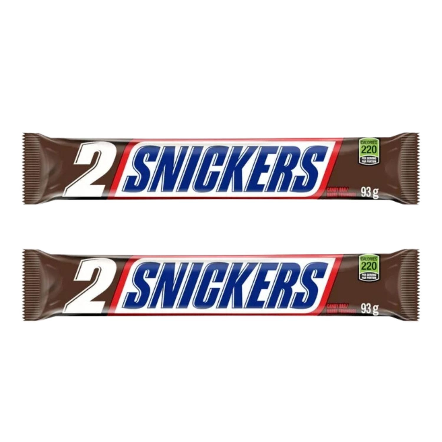 Peanut Milk Chocolate Candy Bars - King Size 2-Piece Pack (93g/3.28oz) | Bulk Snickers Alternative | Includes Ice Pack for Fresh Delivery | Perfect for Halloween, Party Favors & Office Snacks (Pack of 3) - Shipped from USA