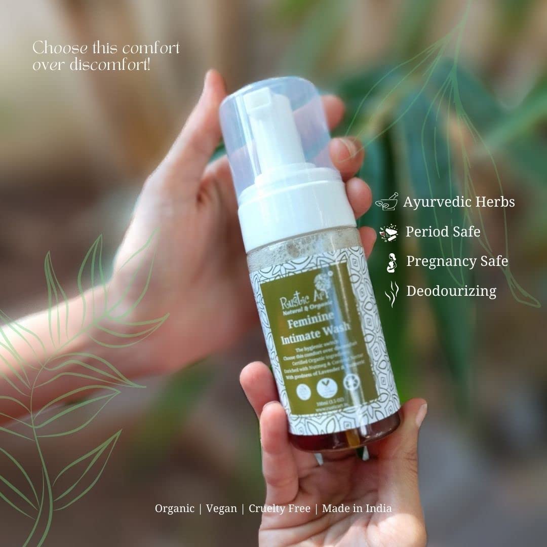 Organic Feminine Intimate Wash & Men's Intimate Cleanser Combo Pack - pH Balanced, Natural & Gentle for Daily Hygiene | Perfect for Sensitive Skin Care & Post-Workout Refreshment
