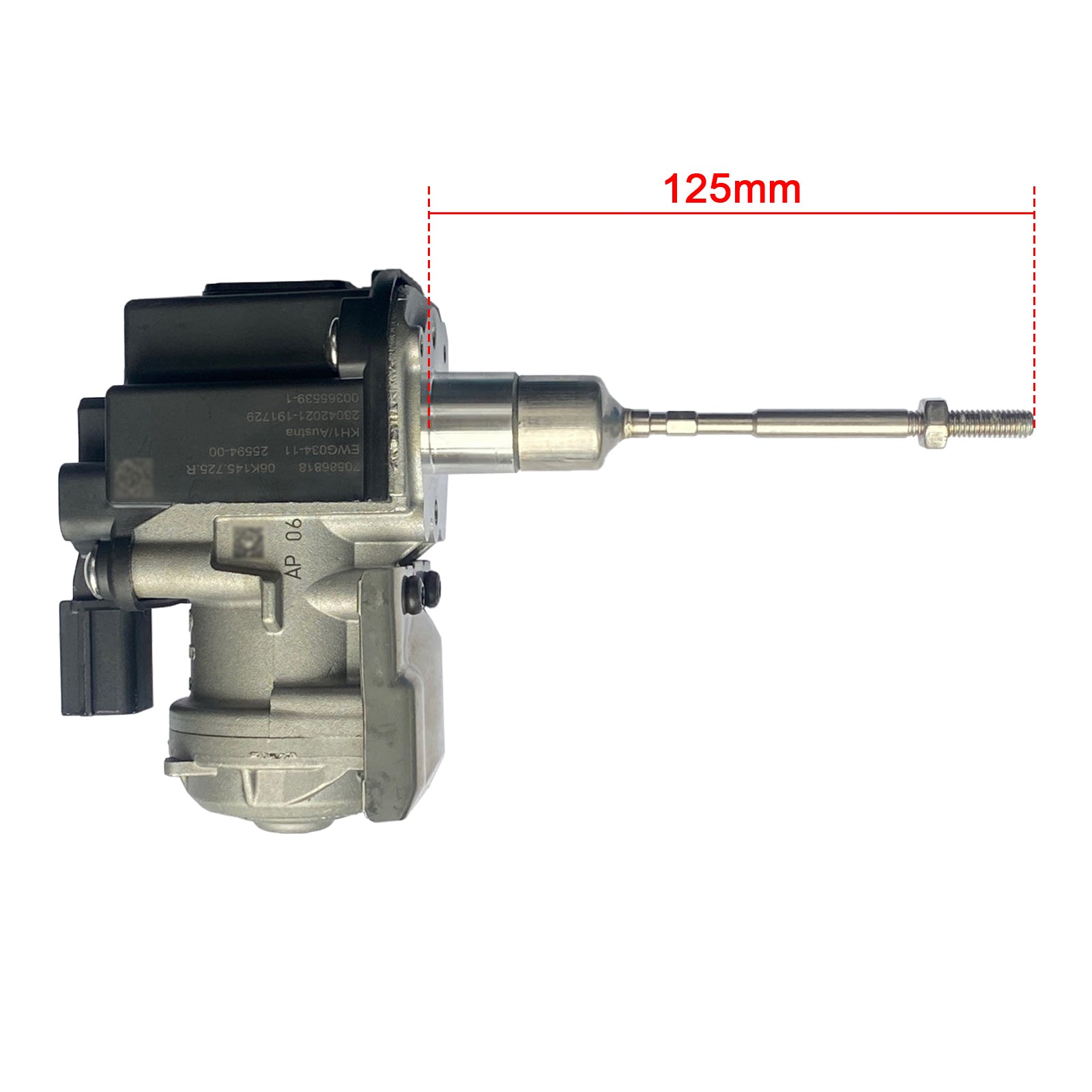 06K145725R 06K145725T Turbo Electric Actuator Compatible with Audi VW EA888 Engine - High Performance Replacement Part for Improved Turbocharger Response | Perfect for Engine Repair & Performance Upgrades