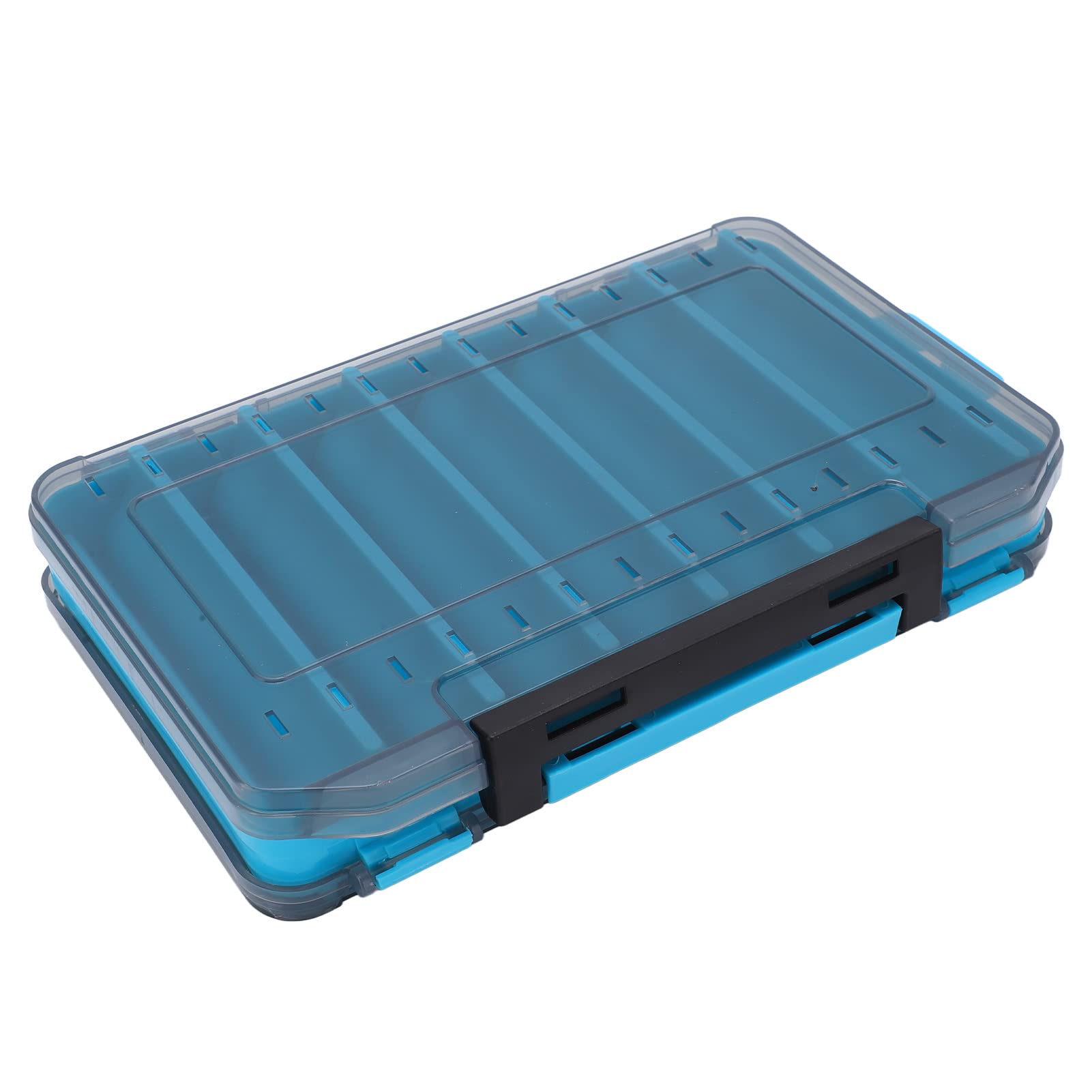 Double Sided Fishing Lure Storage Box - Durable Fall Protection & Quick Access Tackle Organizer for Bass, Trout, and Saltwater Fishing - Perfect for Boat, Kayak, and Shoreline Anglers