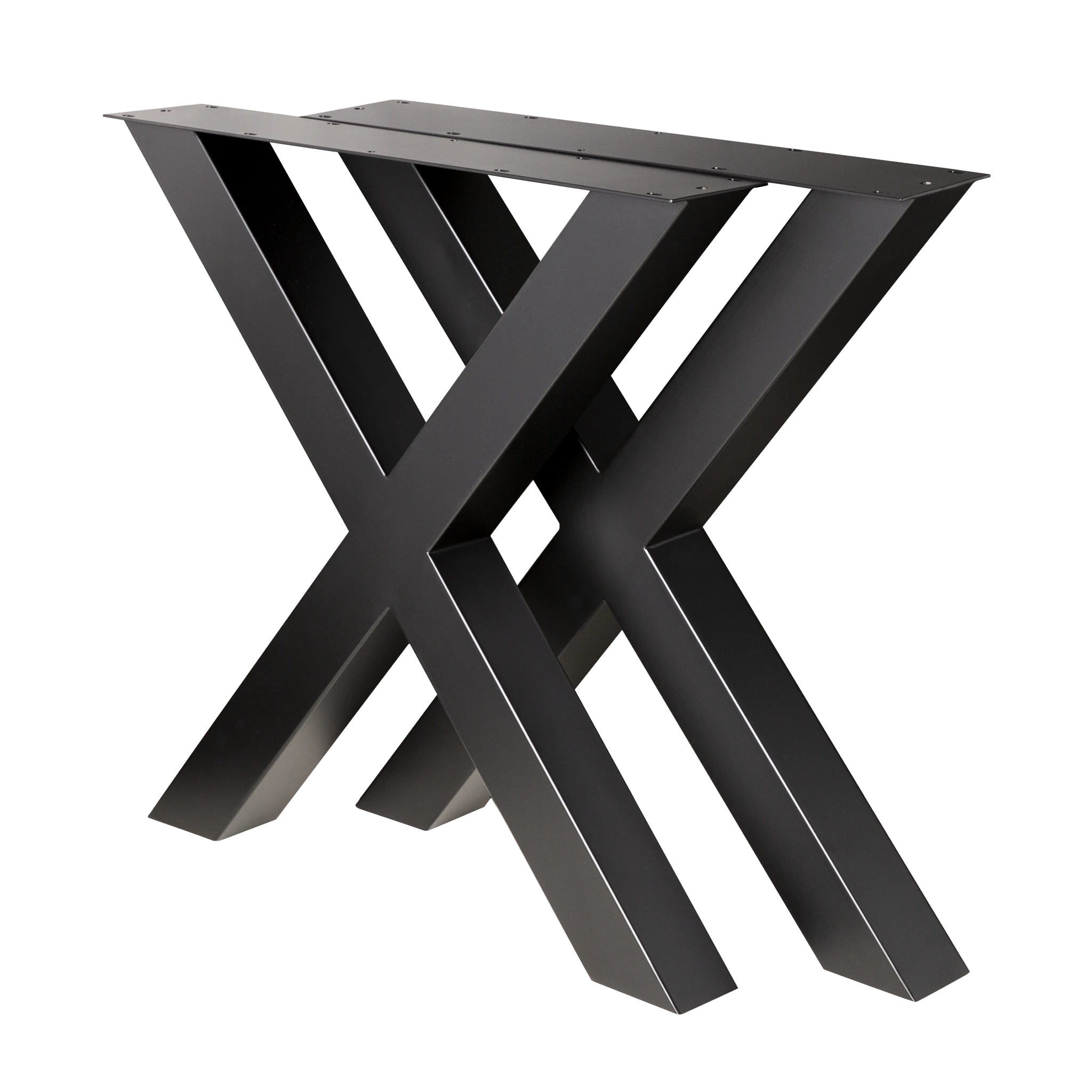 Heavy Duty 80x80mm Cross Dining Table Legs - 710x710x710mm for Sturdy Kitchen, Restaurant & Outdoor Furniture - Perfect for Farmhouse, Industrial & Modern Dining Tables