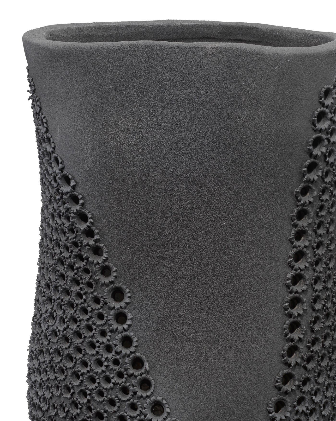 Moonrise Vase - Elegant Black Ceramic Flower Vase for Home Decor, Wedding Centerpiece & Gift Idea