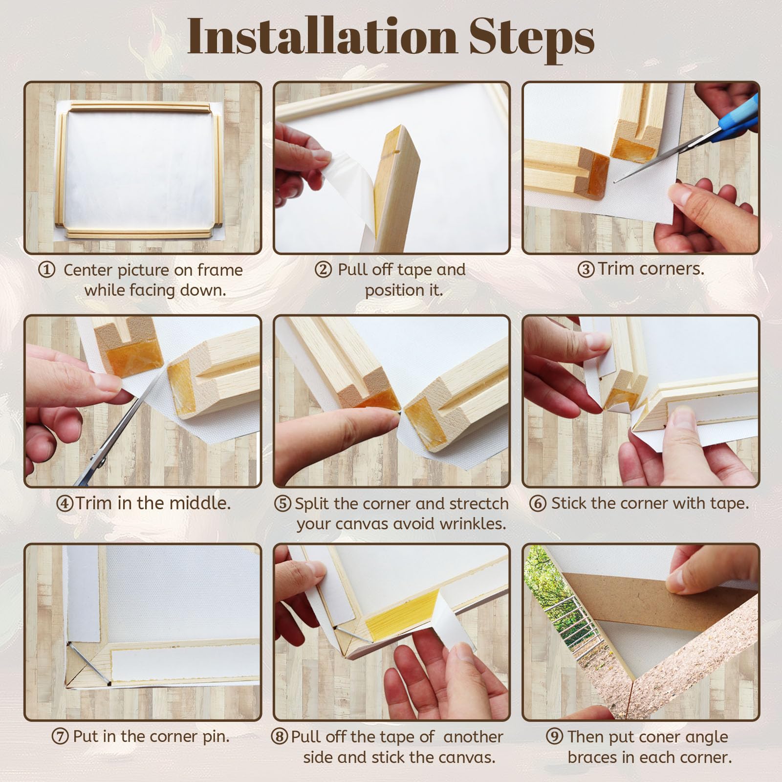 18x28 Inch Canvas Frame Stretcher Bars Wood Kit - Premium Oil Painting & Picture Wall Art Display - Perfect for Studios, Galleries & Home Decor