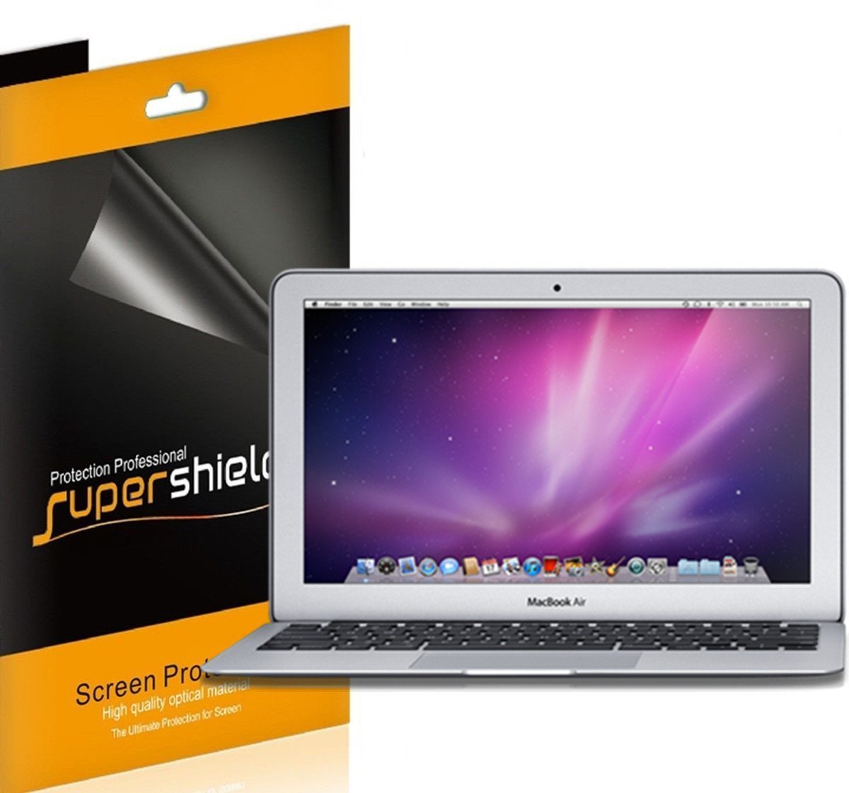 Supershieldz 3-Pack HD Clear PET Screen Protector for Apple MacBook Air 11 Inch - Anti-Glare & Scratch Protection for Work, Study & Entertainment