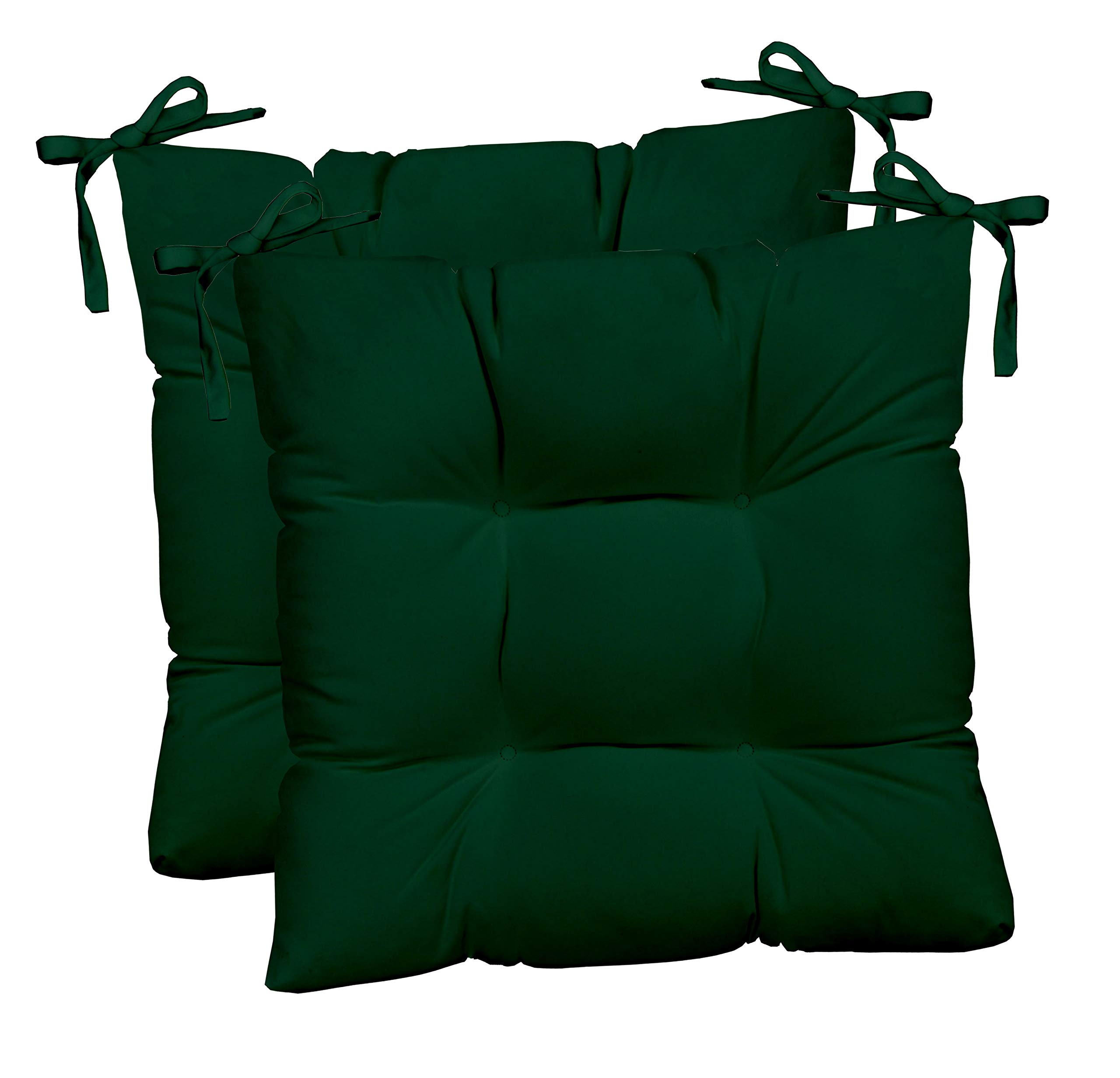 Outdoor Tufted Seat Cushions Set of 2 - 17x17
