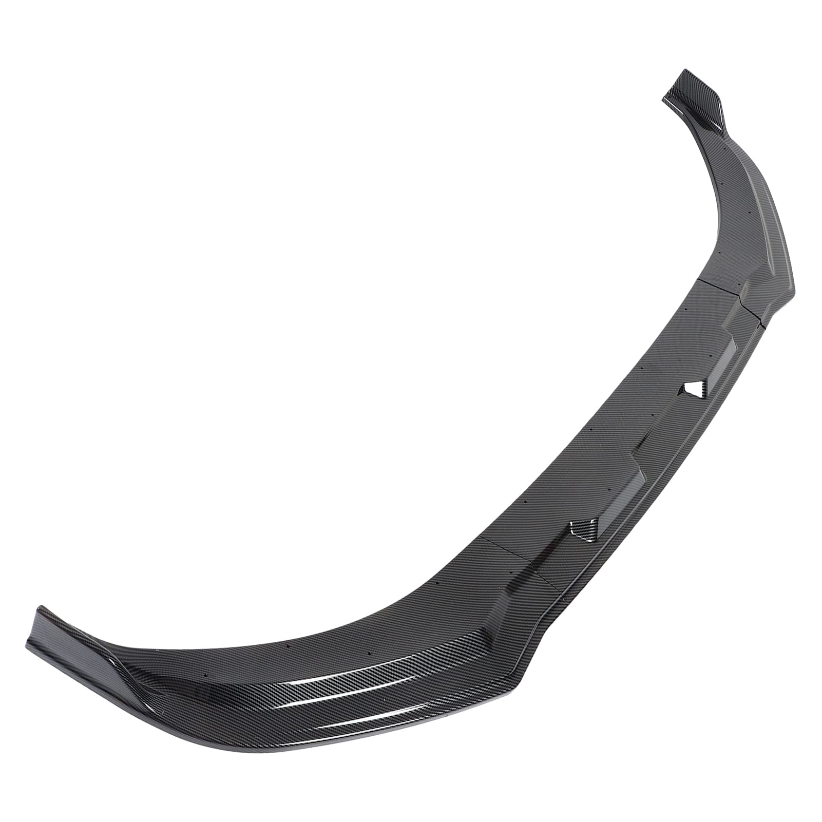 **Keenso Carbon Fiber Front Bumper Lip Spoiler Splitter Kit with Screws - Replacement for 2021+ Ford Mustang Mach-E GT | Enhances Aerodynamics & Sporty Look**    *(Use Case: Perfect for car enthusiasts looking to upgrade their Mustang Mach-E GT's front bumper with a sleek, high-performance carbon fiber lip spoiler for improved aerodynamics and aggressive styling.)*