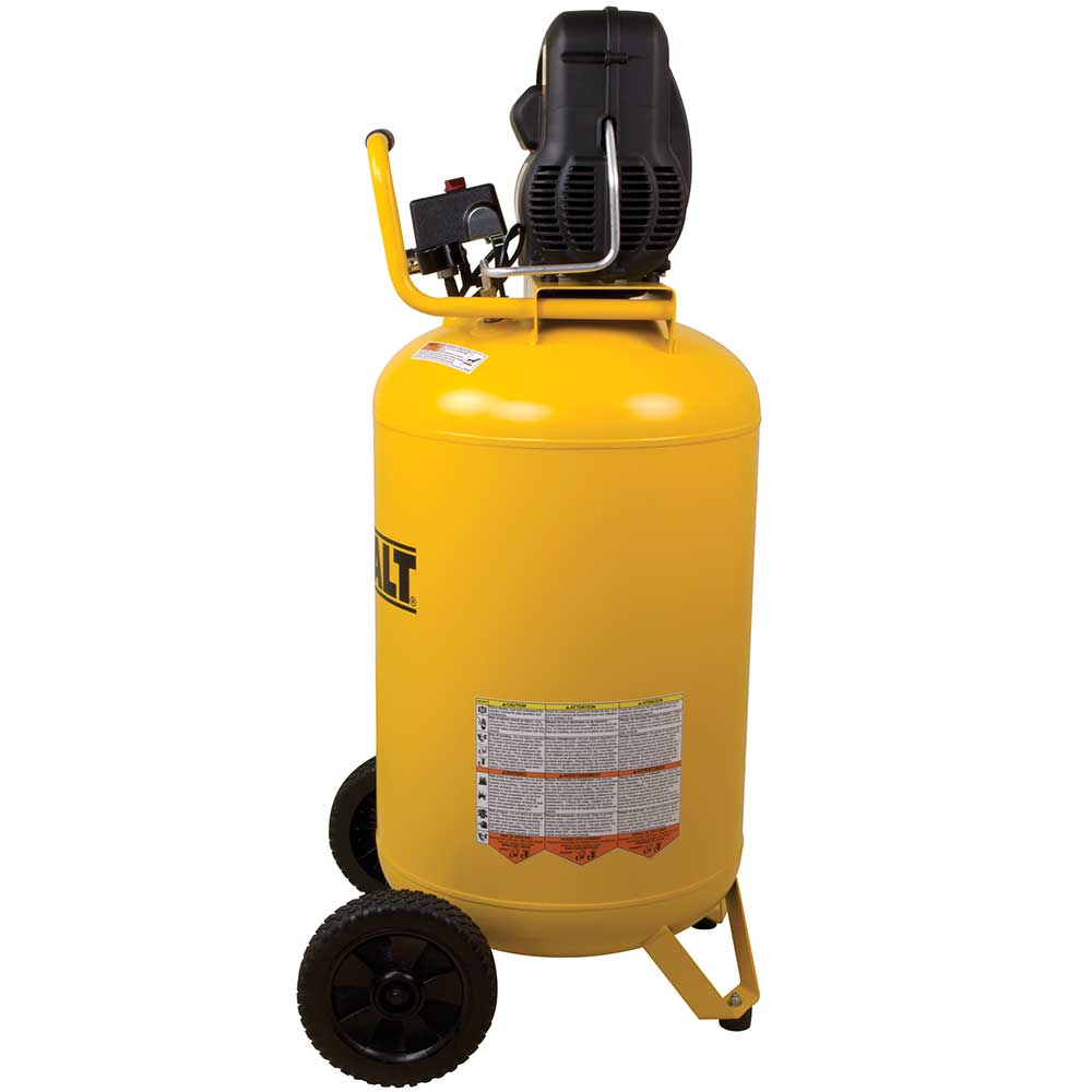 DeWALT DXCMLA1983012 30 Gallon Portable Electric Air Compressor - Powerful & Quiet for Home Garage, Workshop & Job Site Use