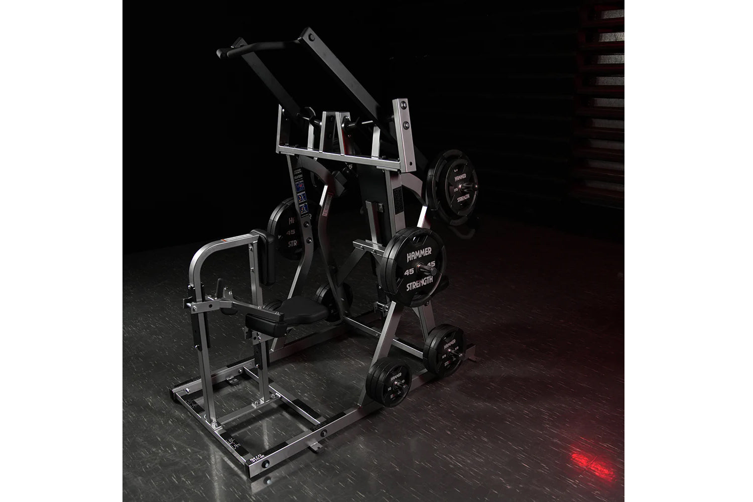 Hammer Strength Plate Loaded Iso-Lateral Chest & Back Workout Machine for Gym & Home Strength Training
