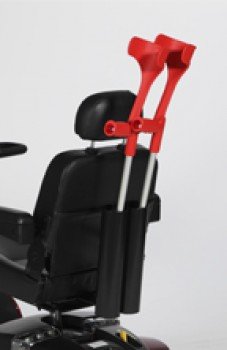 Universal Scooter Accessory - Heavy Duty Double Pole Holder for Secure Storage | Perfect for Commuting, Delivery & Outdoor Adventures