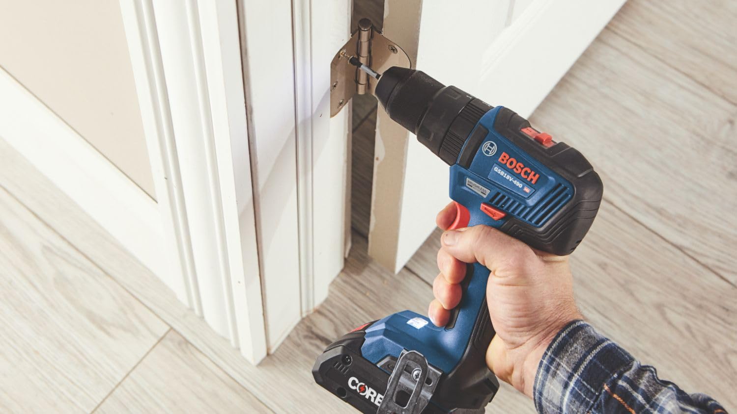 BOSCH GXL18V-240B22 18V Cordless 2-Tool Combo Kit with 1/2