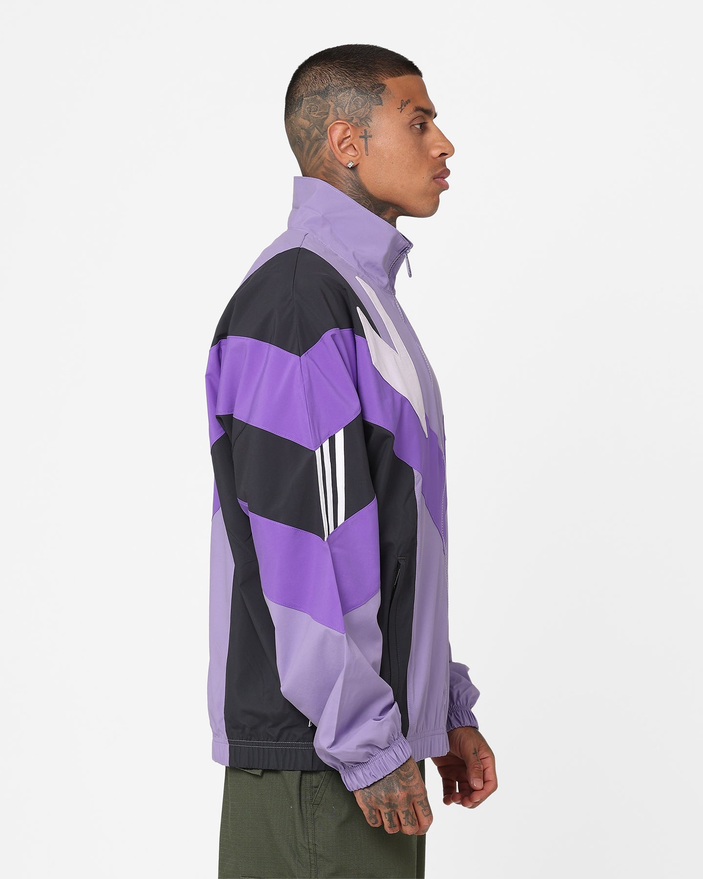 Adidas Tracktop 2 Jacket for Men & Women - Magic Lilac/Carbon - Lightweight Running & Training Windbreaker - Perfect for Jogging, Gym Workouts & Outdoor Sports